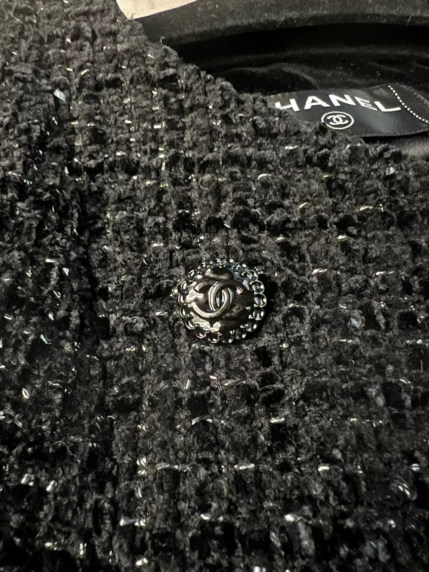 Chanel Chanel 22B Black Double-Breasted Jacket Size US S / EU 44-46 / 1 - 2 Thumbnail