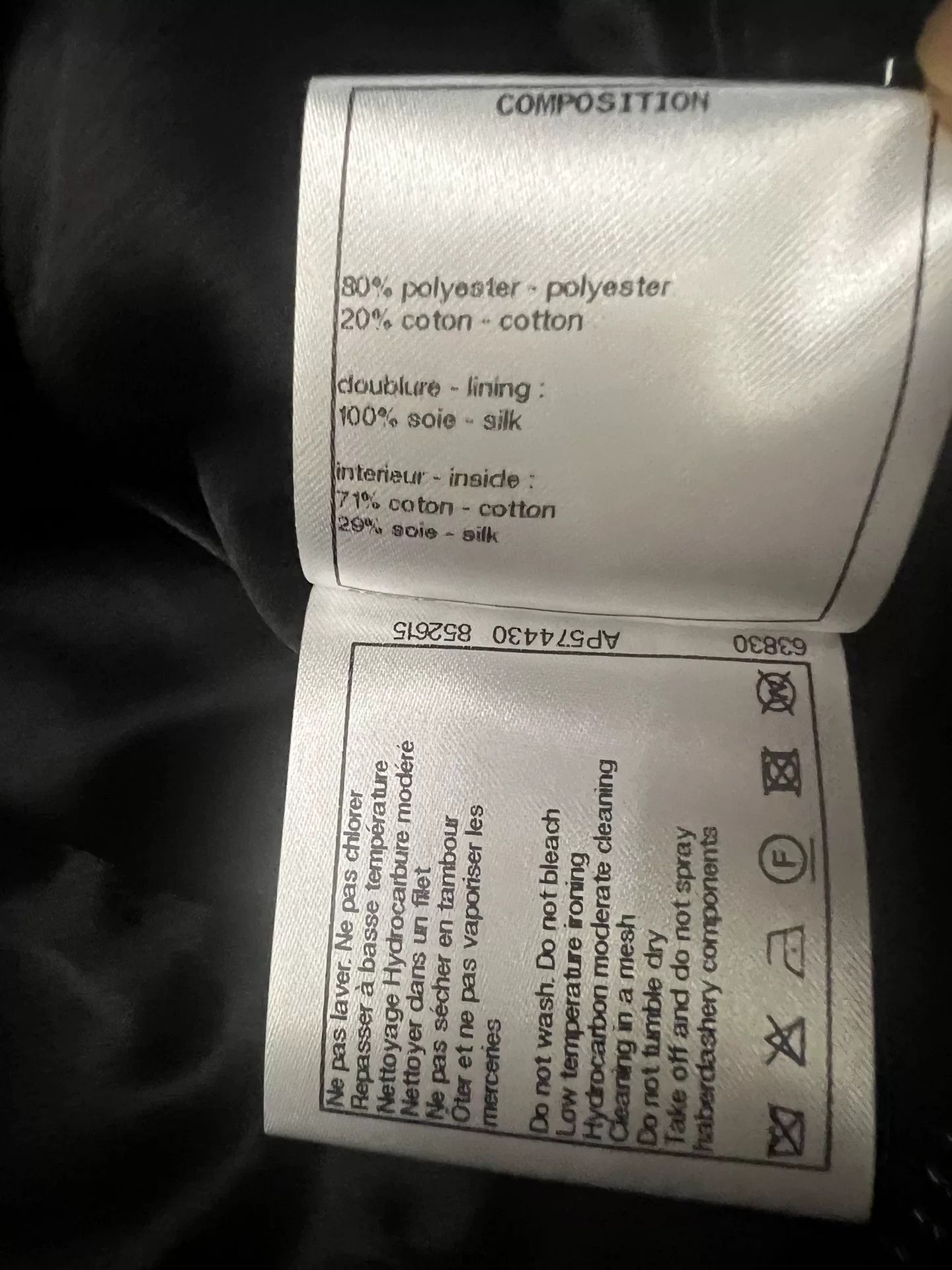 Chanel Chanel 22B Black Double-Breasted Jacket Size US S / EU 44-46 / 1 - 6 Thumbnail