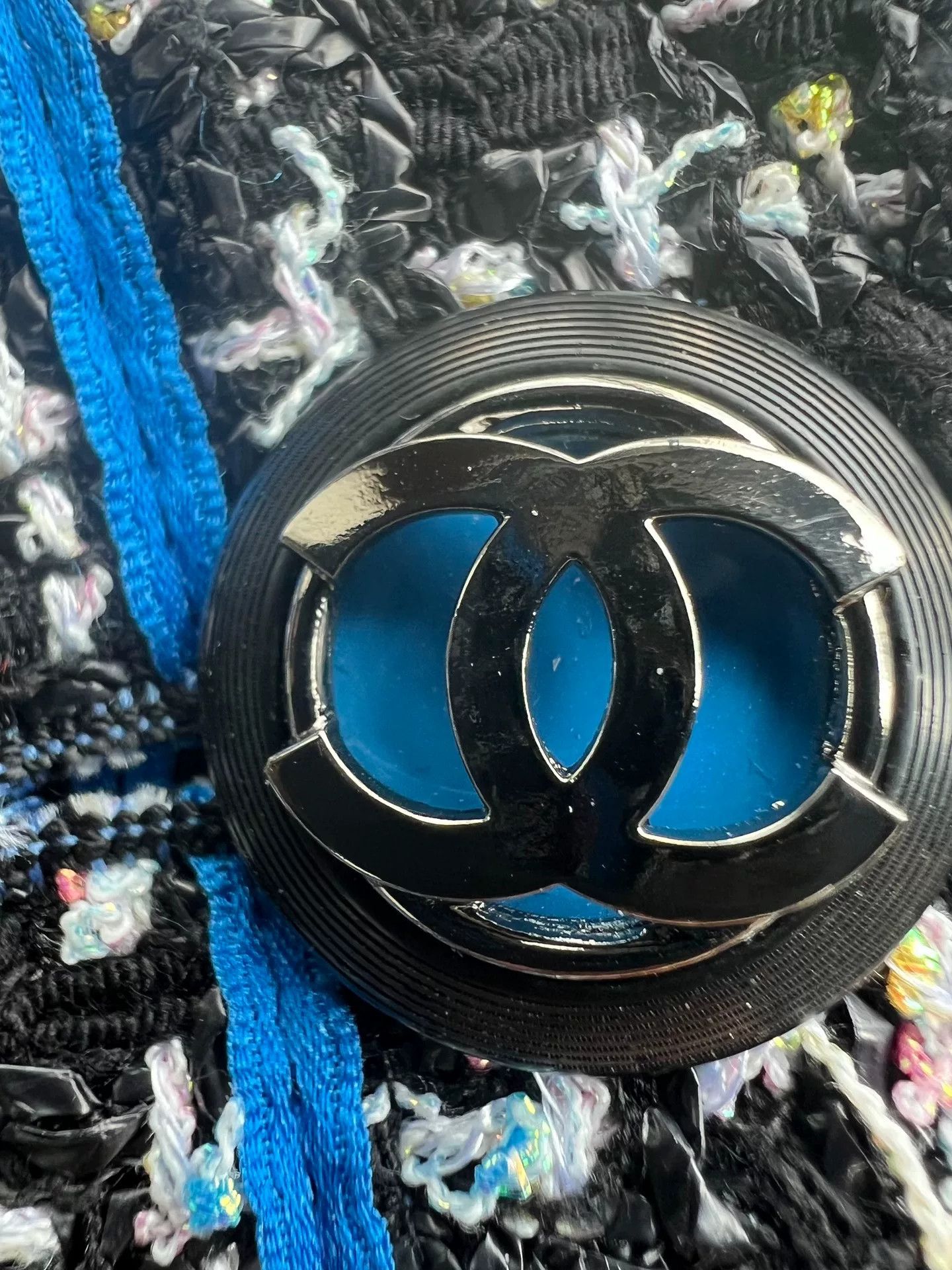 Chanel Chanel 20P Blue Coat Size 34 Size US XS / EU 42 / 0 - 8 Thumbnail