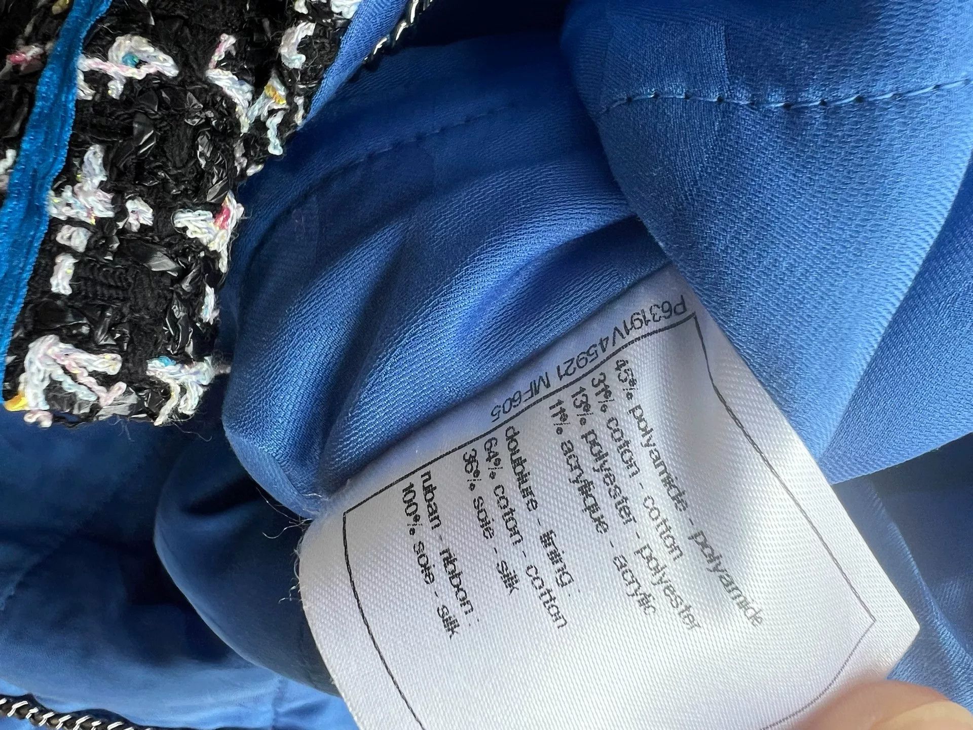 Chanel Chanel 20P Blue Coat Size 34 Size US XS / EU 42 / 0 - 7 Thumbnail
