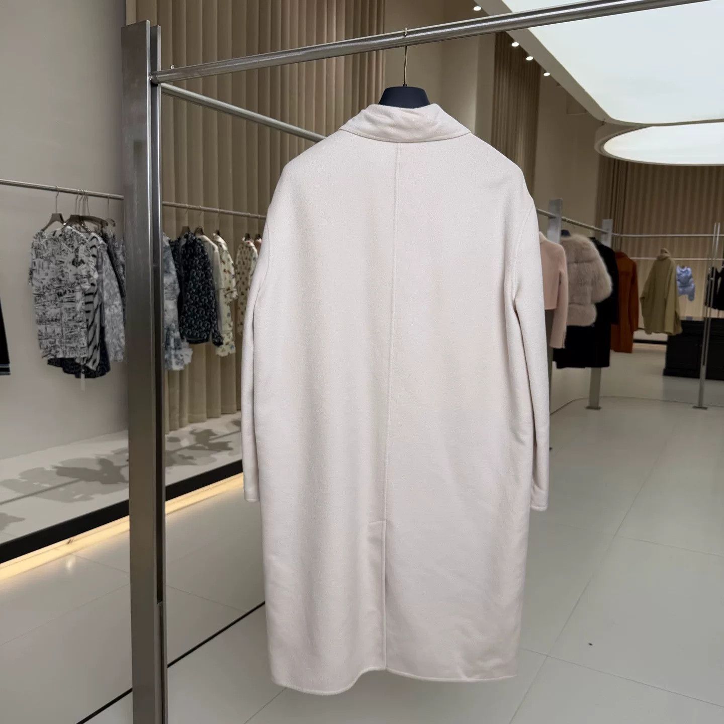 Hermes Hermes Pink Cashmere Single-Breasted Coat Size US XS / EU 42 / 0 - 2 Thumbnail