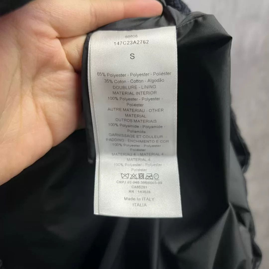 Dior dior black logo zip-up hooded puffer jacket Size US S / EU 44-46 / 1 - 4 Thumbnail
