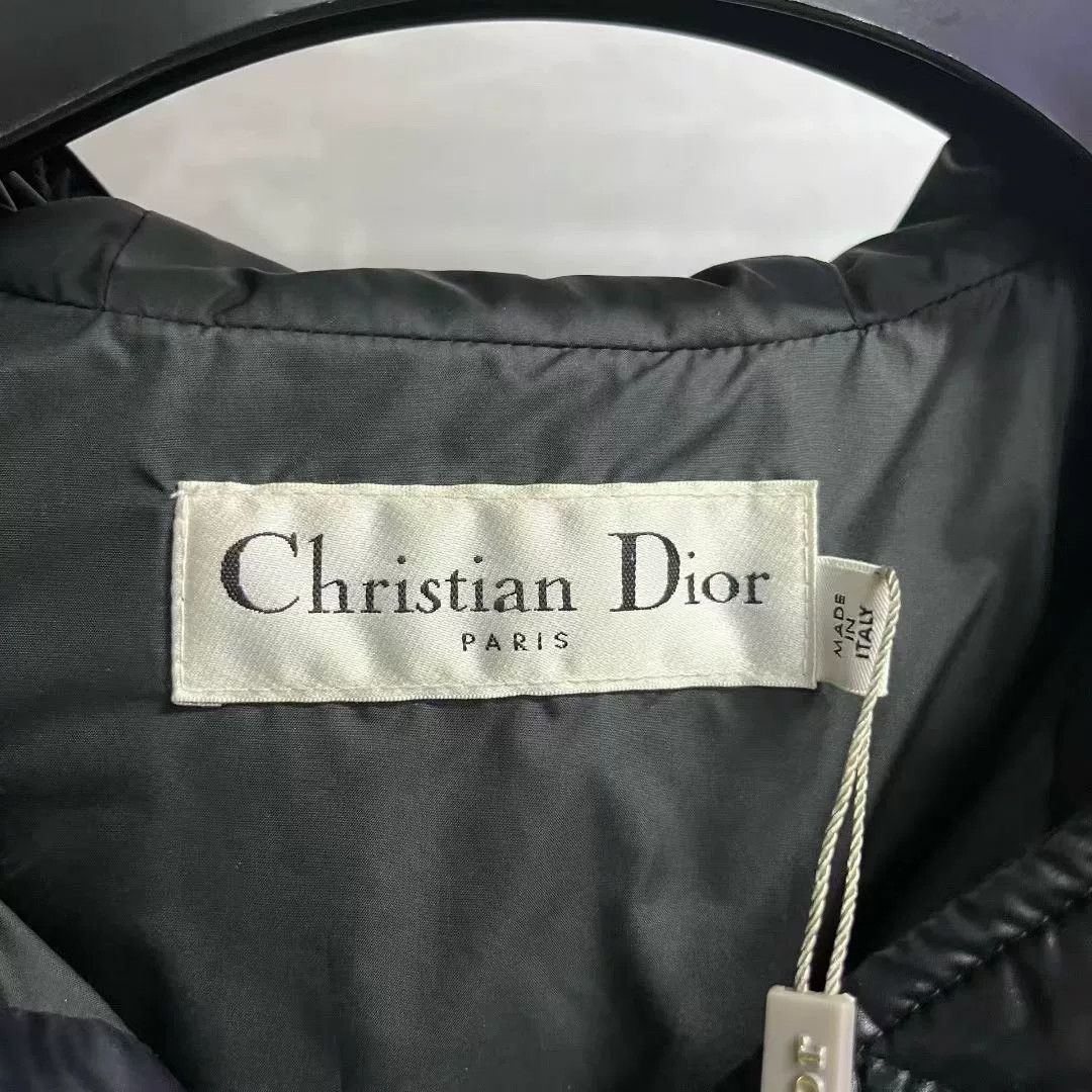 Dior dior black logo zip-up hooded puffer jacket Size US S / EU 44-46 / 1 - 5 Thumbnail