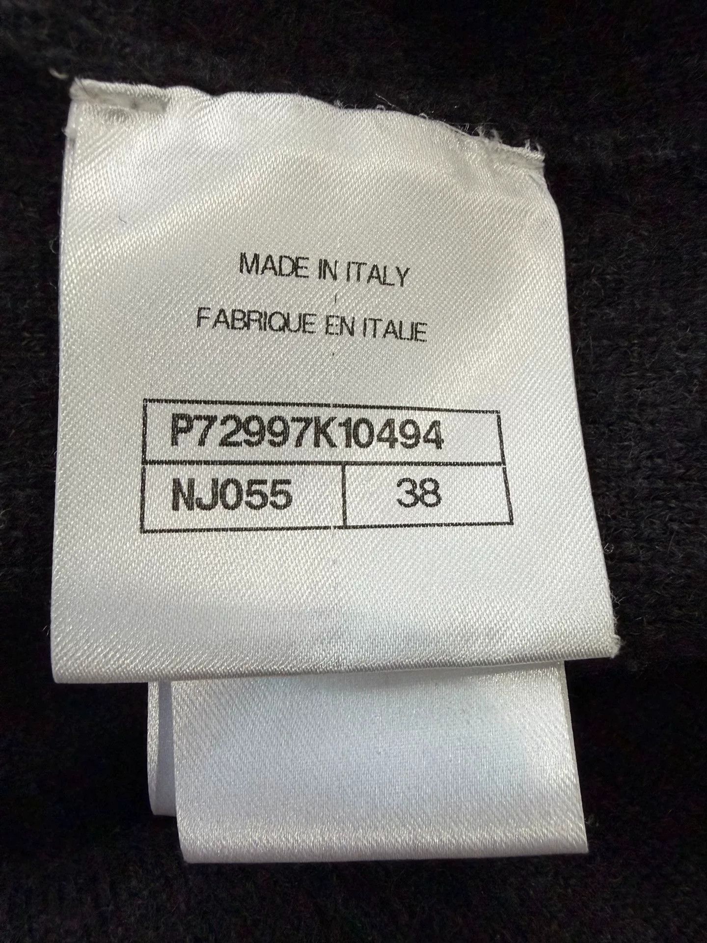 Chanel Chanel 22A Logo Silver Thread Cardigan Size 38 Size US M / EU 48-50 / 2 - 5 Thumbnail