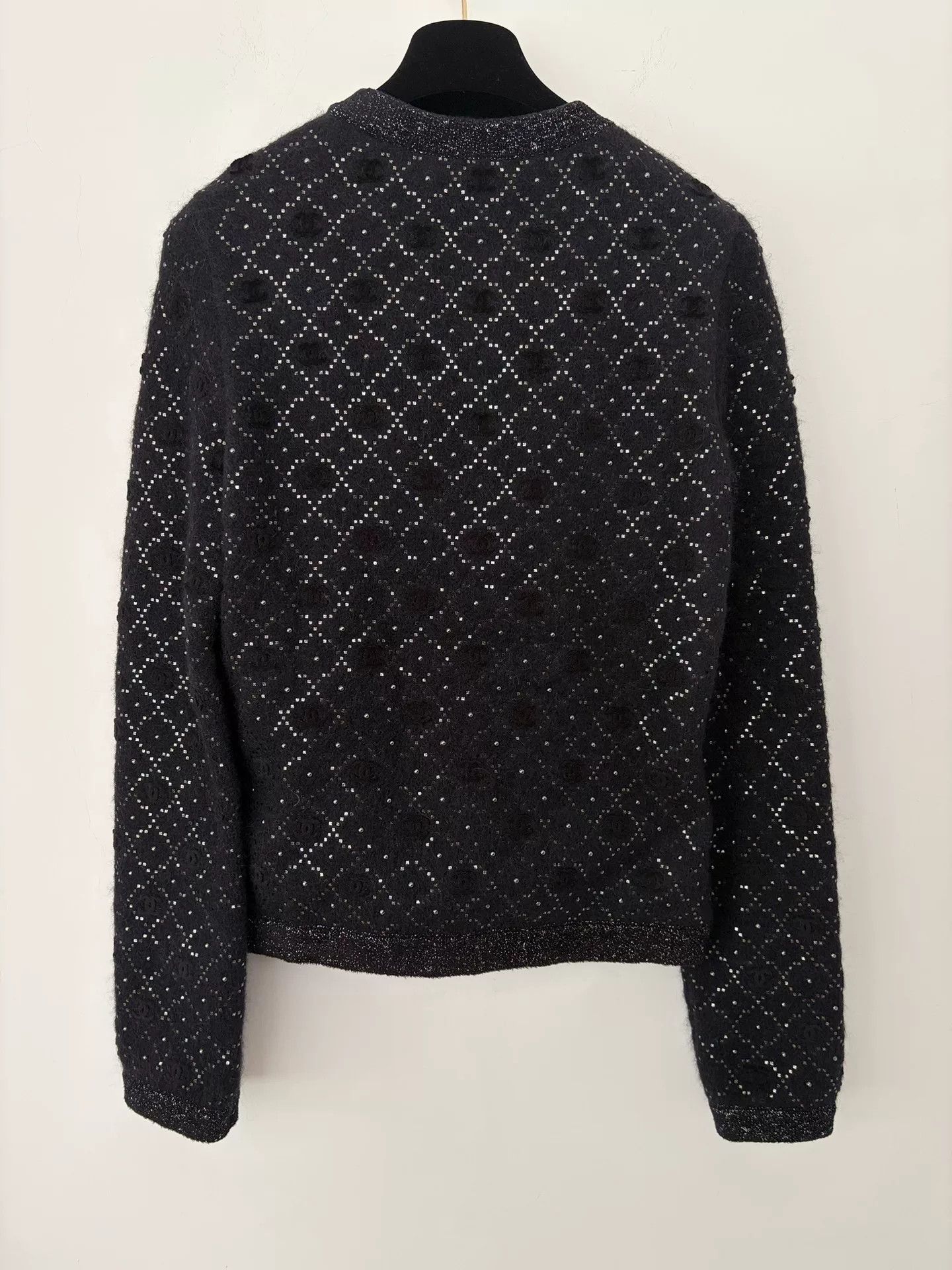 Chanel Chanel 22A Embroidered Logo Cardigan Size US S / EU 44-46 / 1 - 2 Thumbnail