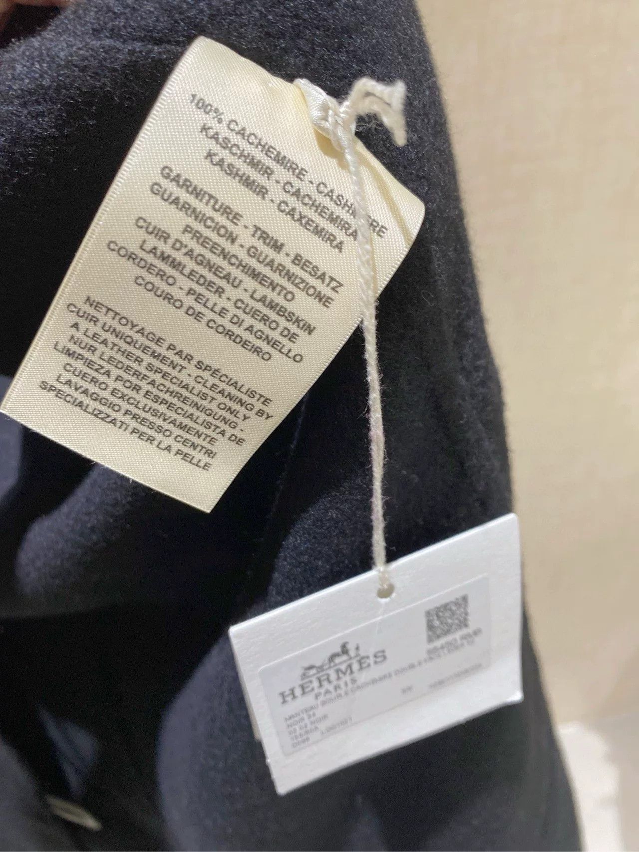 Hermes Hermes Black Long Cashmere Coat Size US XS / EU 42 / 0 - 3 Thumbnail