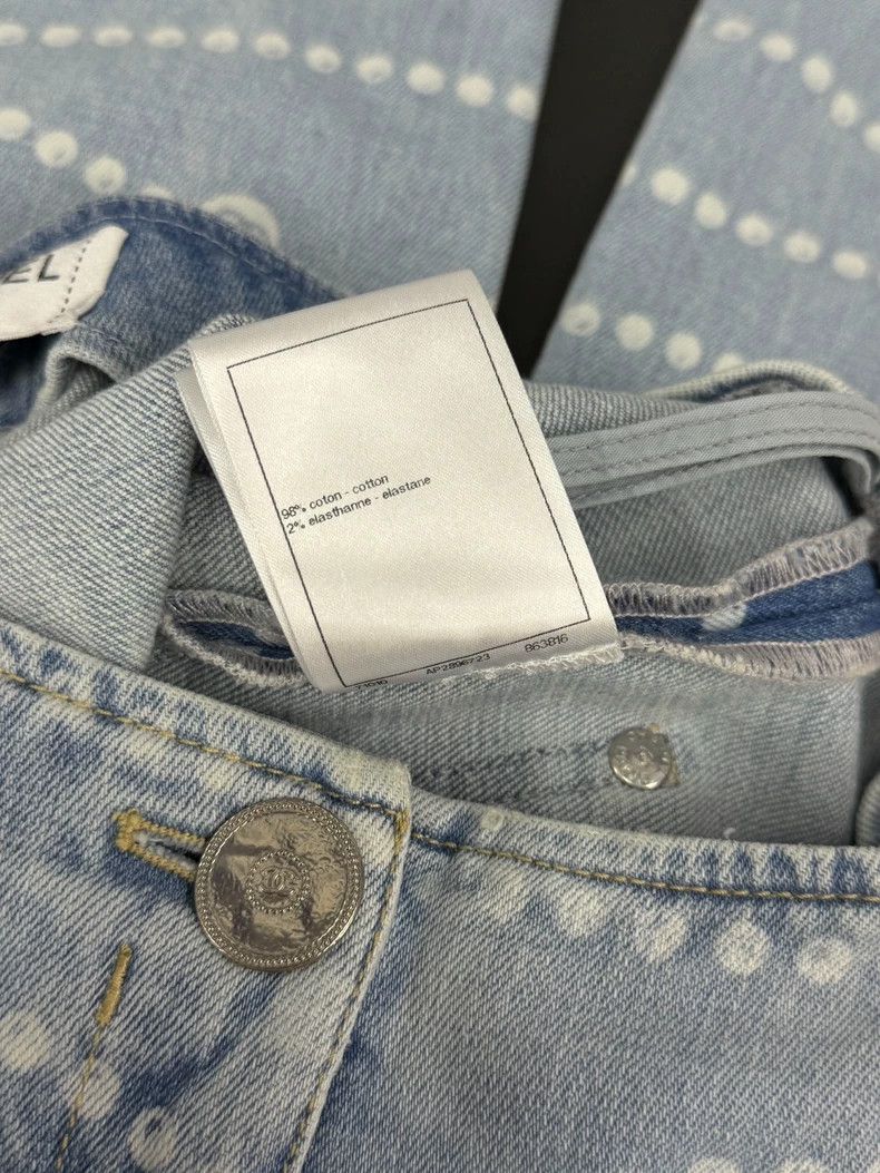 Chanel Chanel 25P Light Blue Denim Jeans Size US 36 / EU 52 - 7 Thumbnail
