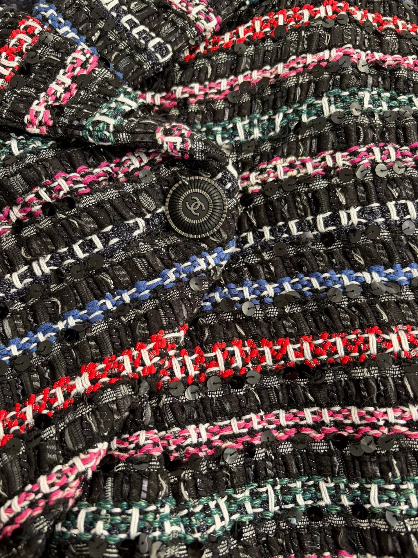 Chanel Chanel 20C Sequin Woven Coat Size US XS / EU 42 / 0 - 3 Thumbnail