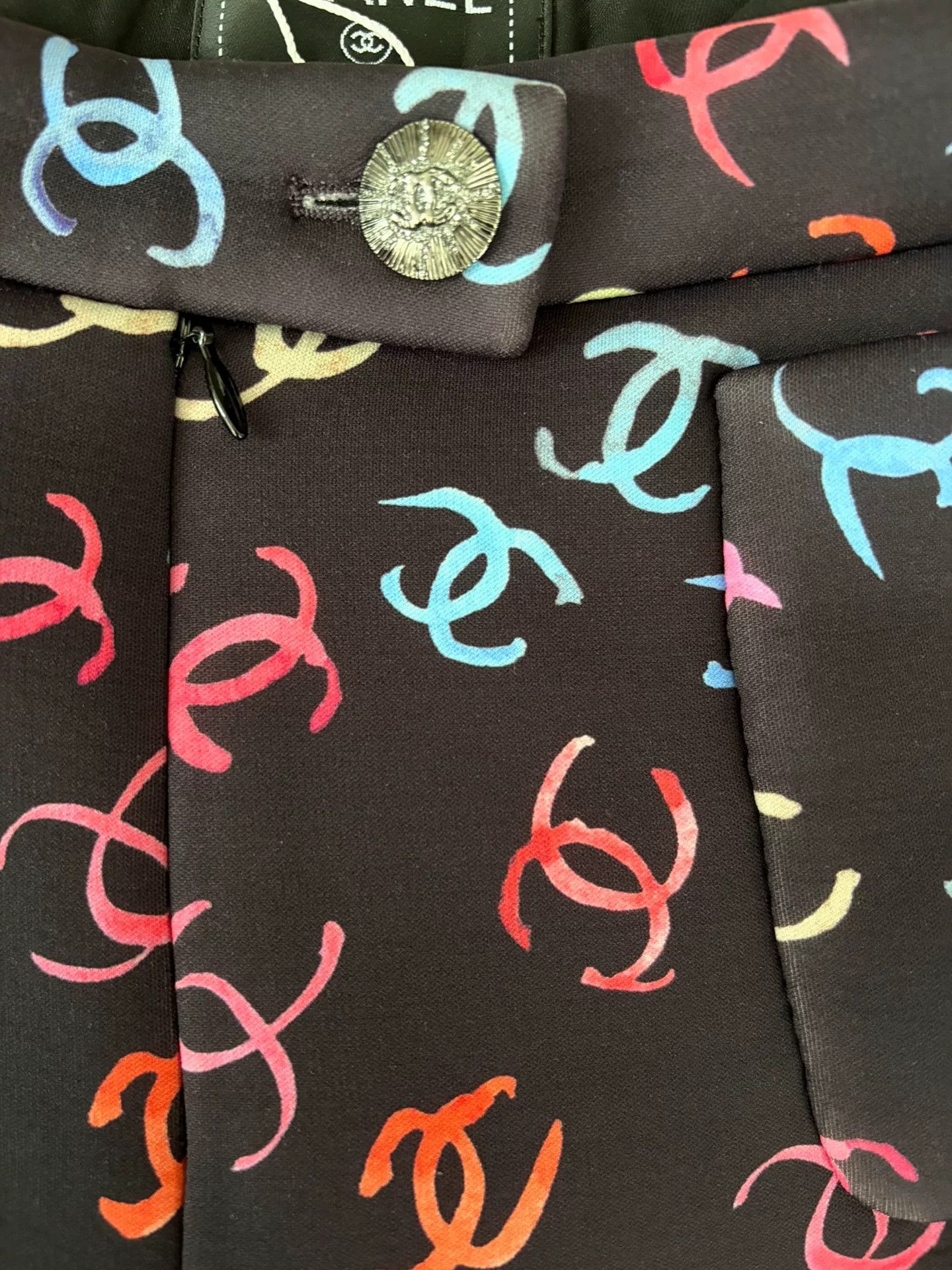 Chanel Chanel 24S CC Logo Wide-Leg Pants Size US 28 / EU 44 - 3 Thumbnail
