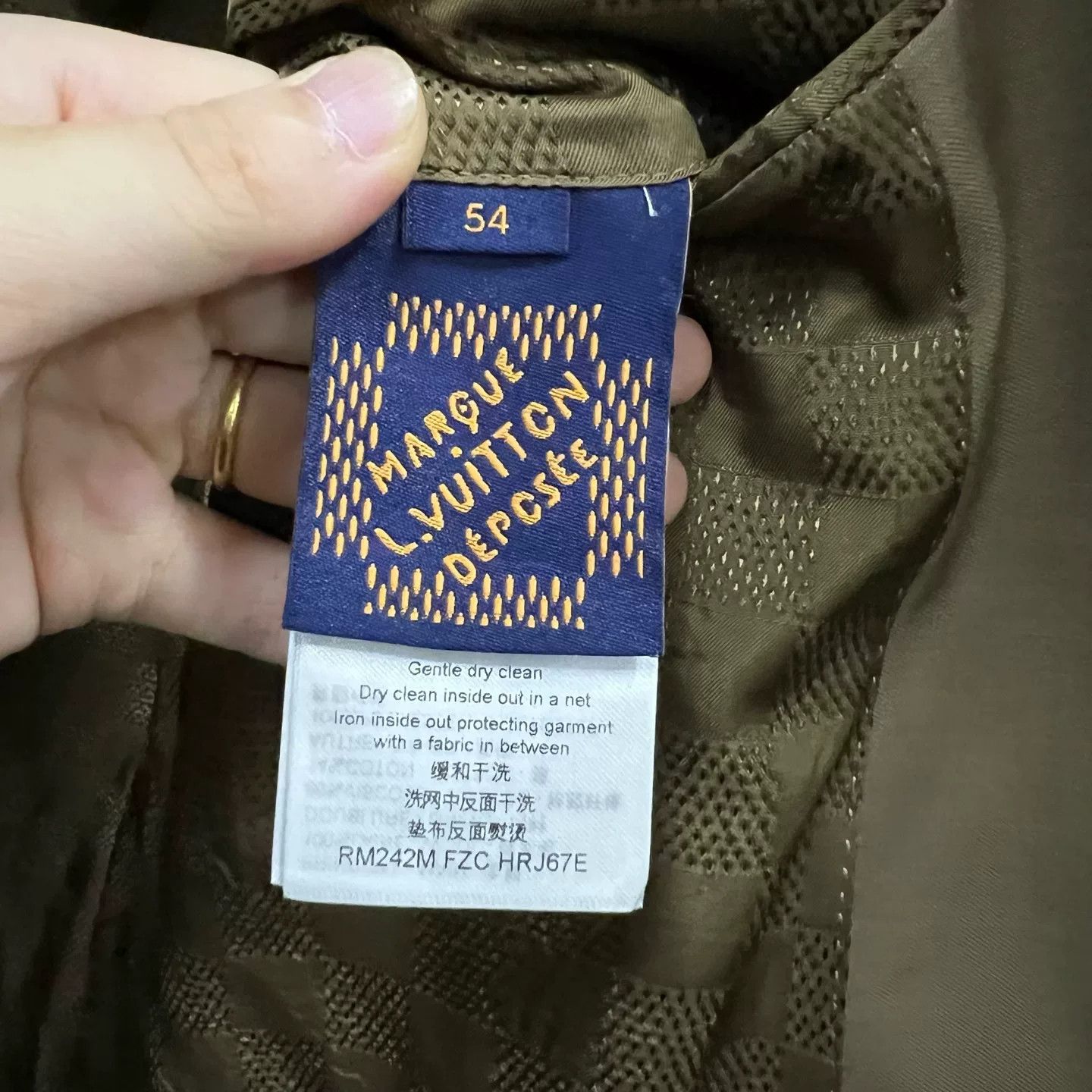 Louis Vuitton Louis Vuitton Damier Lining Blazer Size US L / EU 52-54 / 3 - 4 Thumbnail