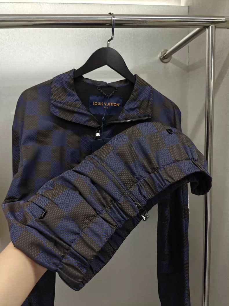 Louis Vuitton LV x Pharrell Checkerboard Blue Jacket Size US M / EU 48-50 / 2 - 6 Thumbnail