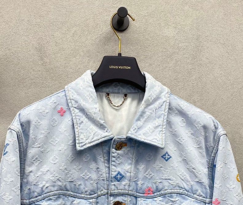 Louis Vuitton LV Logo Denim Jacket Size US M / EU 48-50 / 2 - 5 Thumbnail
