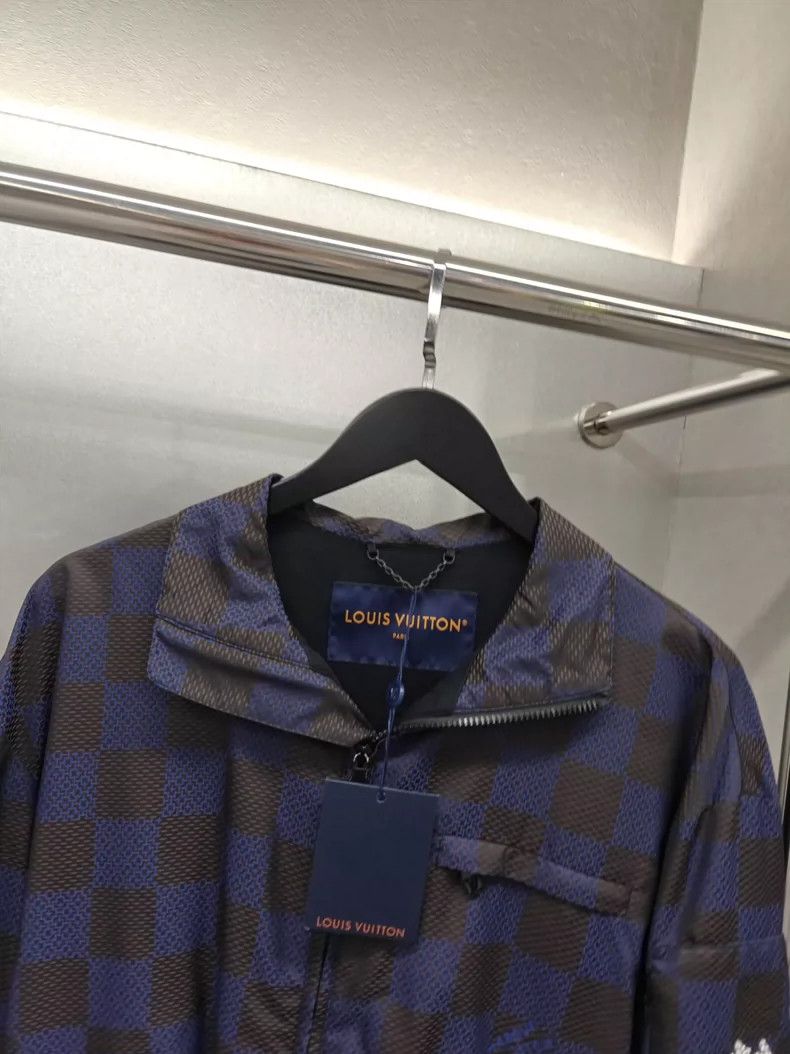 Louis Vuitton LV x Pharrell Checkerboard Blue Jacket Size US L / EU 52-54 / 3 - 5 Thumbnail