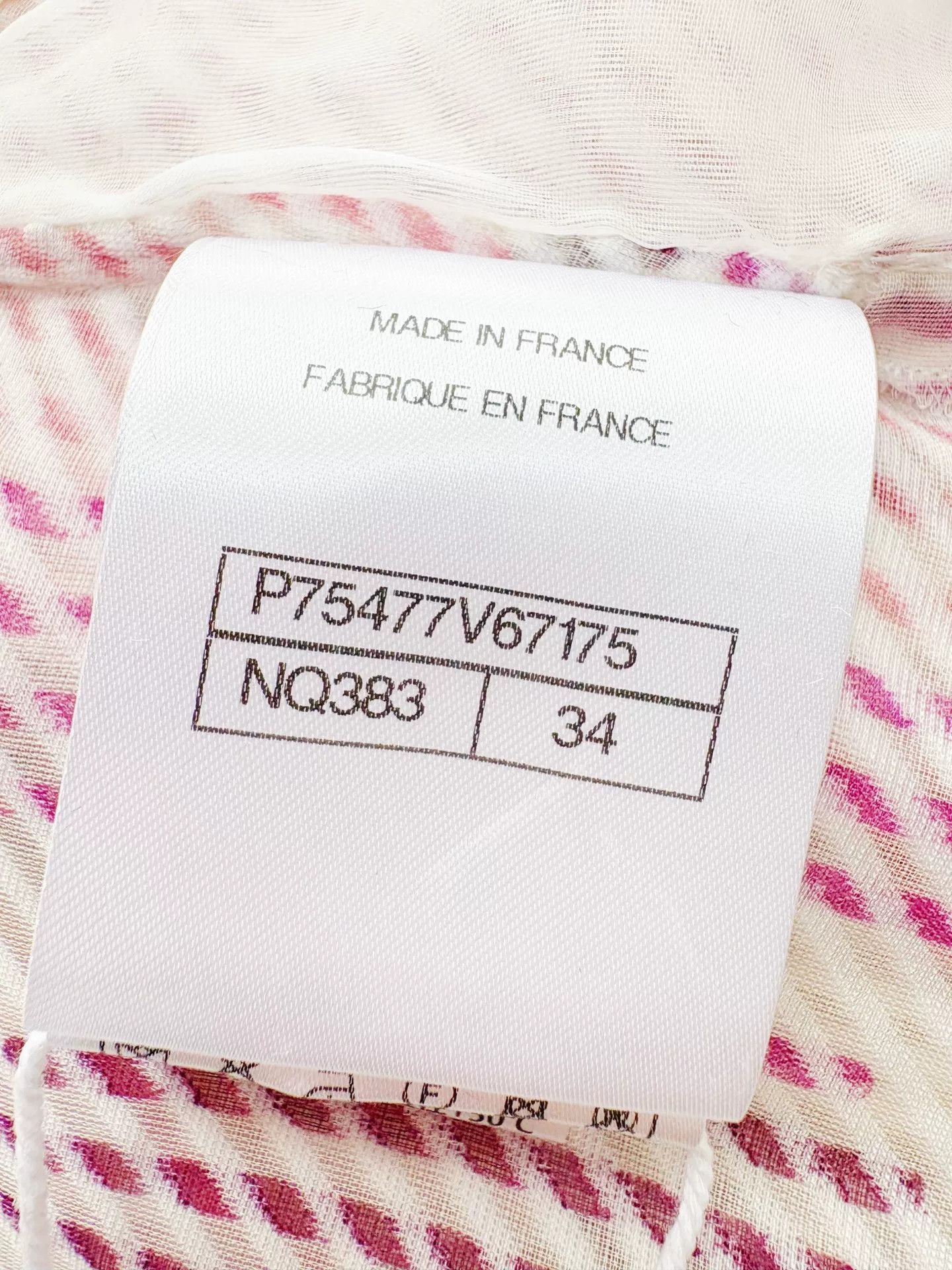 Chanel Chanel 23B CC Print Pink White Skirt Size US 34 / EU 50 - 6 Thumbnail