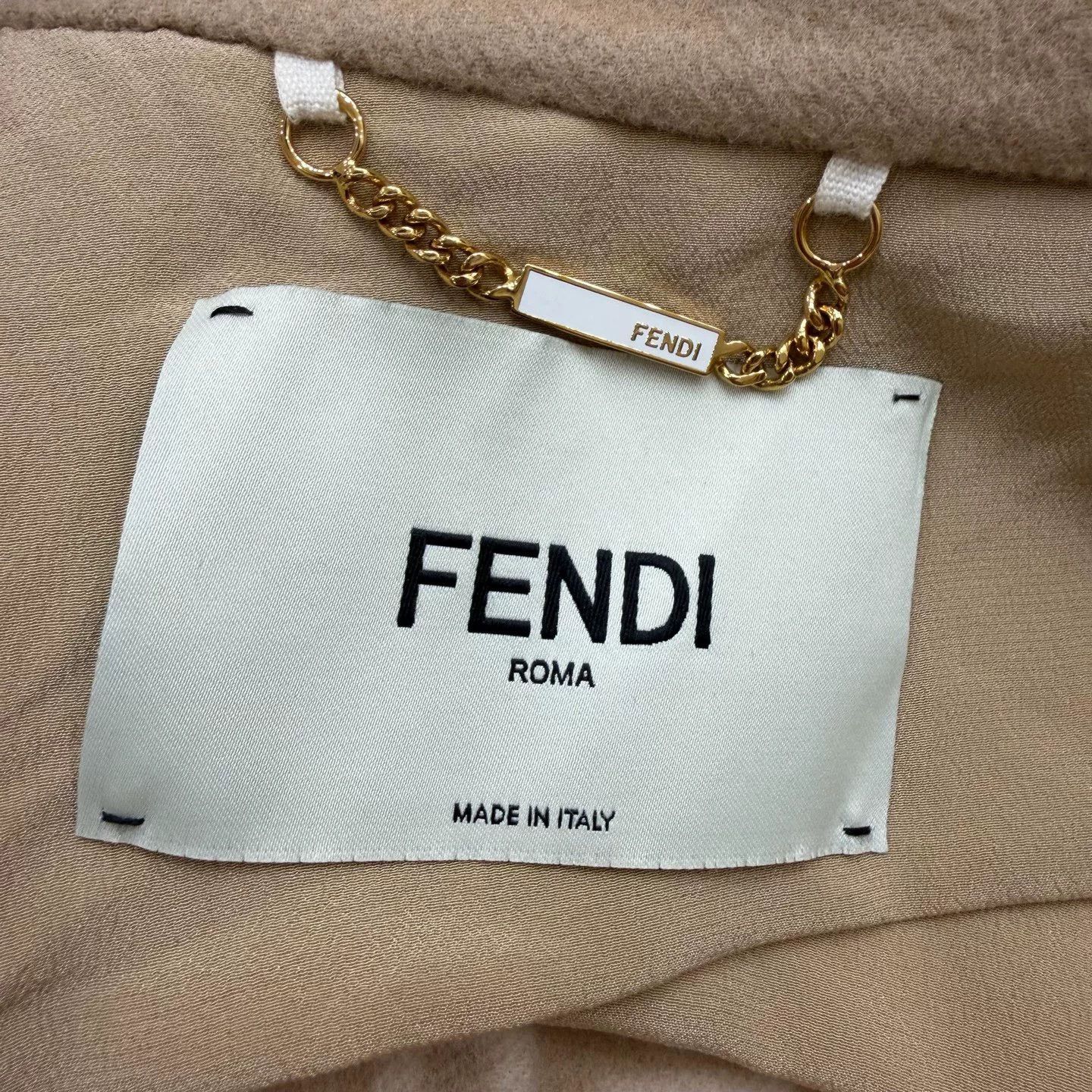 Fendi Fendi Mink Wool Coat with Pockets Size US S / EU 44-46 / 1 - 5 Thumbnail