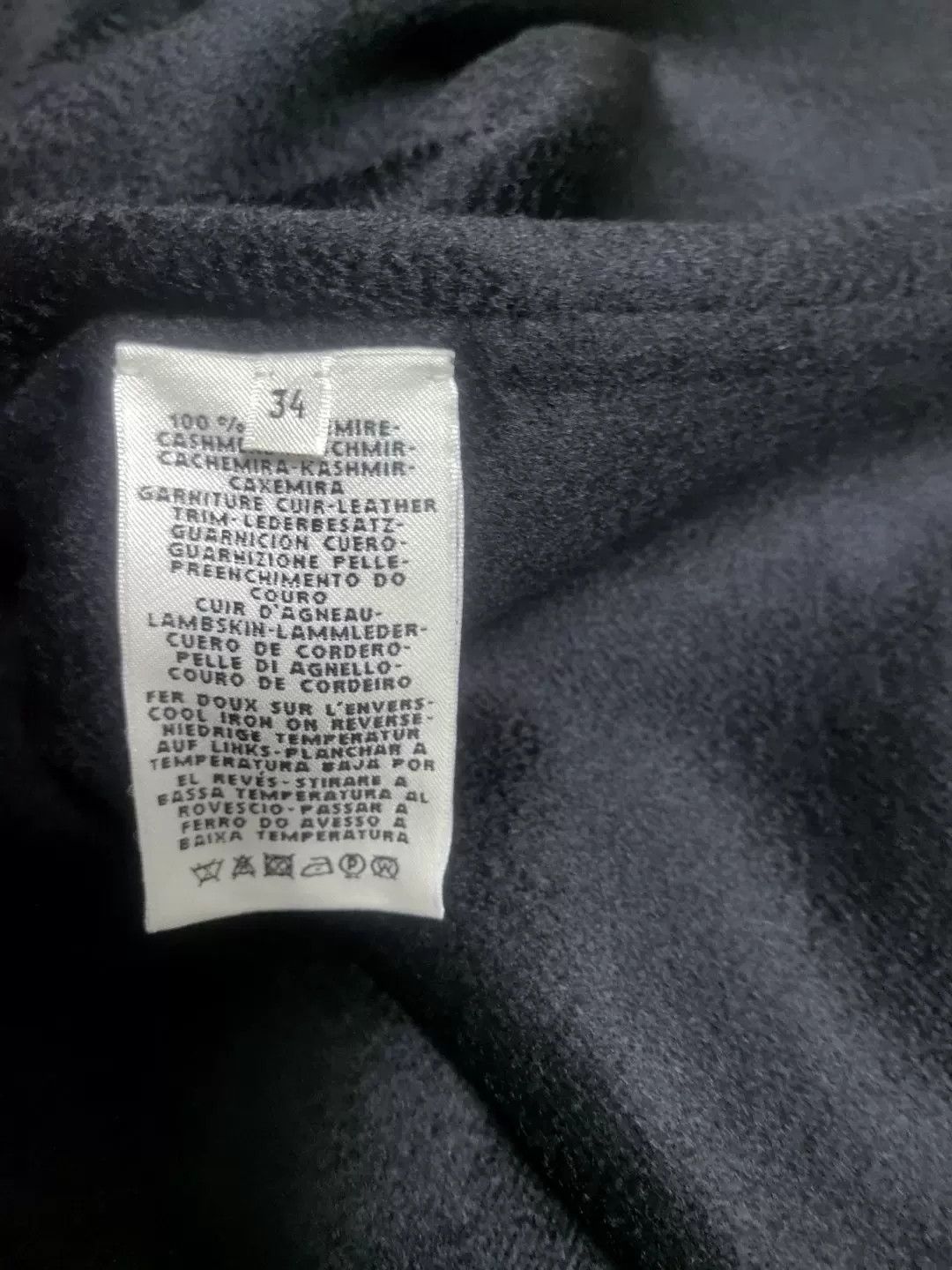 Hermes Hermes Black Cashmere Cloak with Belt Size US XS / EU 42 / 0 - 6 Thumbnail