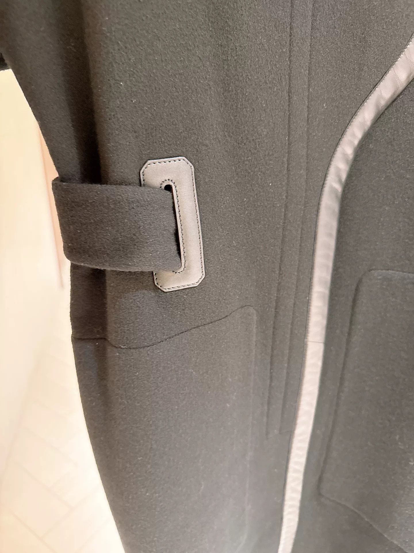 Hermes HERMES Black Shearling Patchwork Coat Size 38 Size US M / EU 48-50 / 2 - 3 Thumbnail