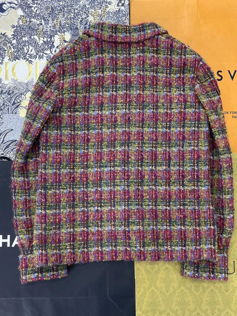 Chanel Chanel 22K Tweed Diamond Button Coat Size US M / EU 48-50 / 2 - 3 Thumbnail