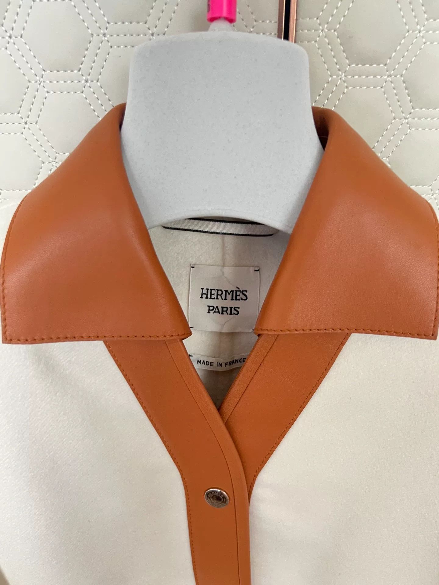 Hermes Hermes 2021 Cashmere Fringe Cape Coat Size US M / EU 48-50 / 2 - 2 Thumbnail