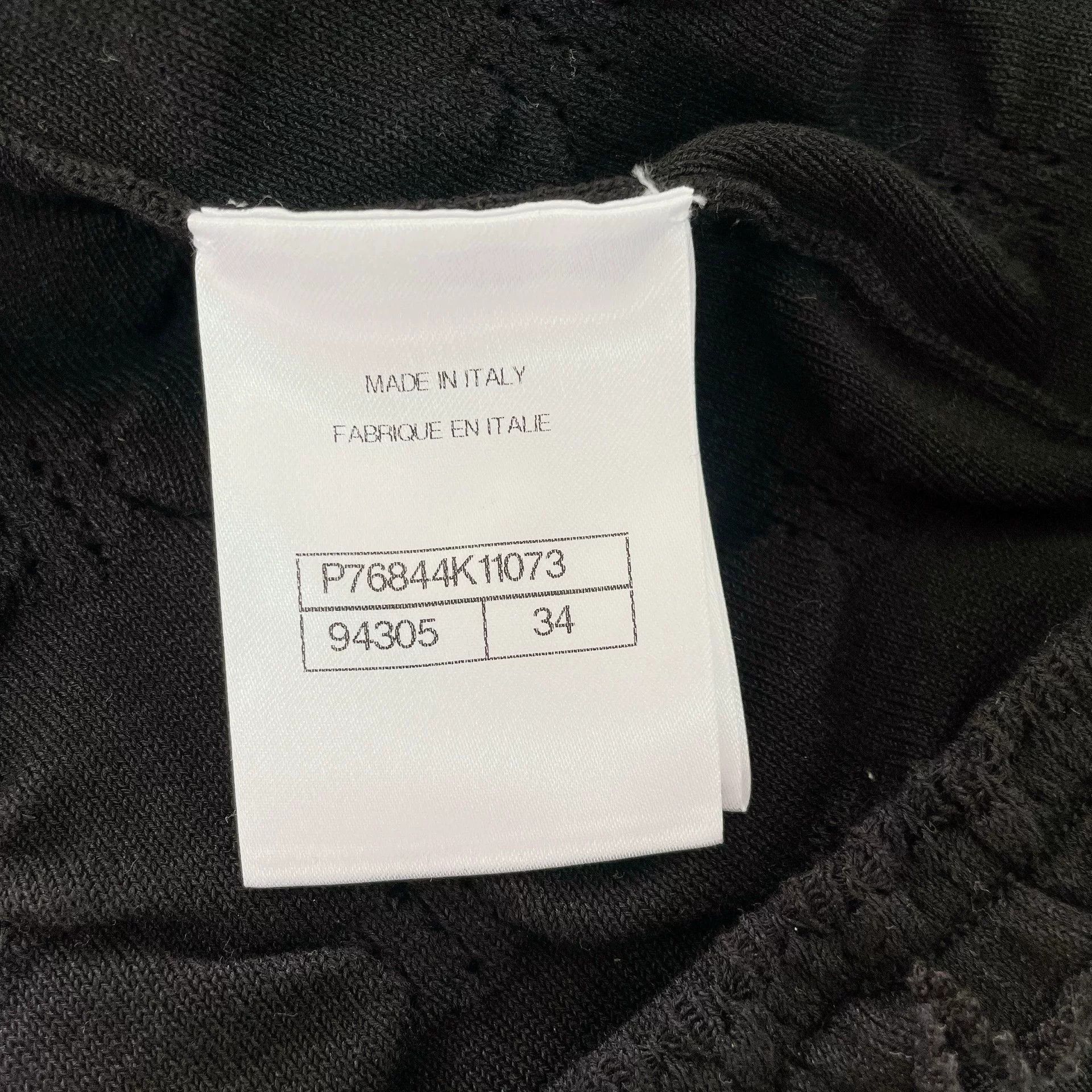Chanel CHANEL Black Knit Cardigan Size 34 Size US S / EU 44-46 / 1 - 7 Thumbnail