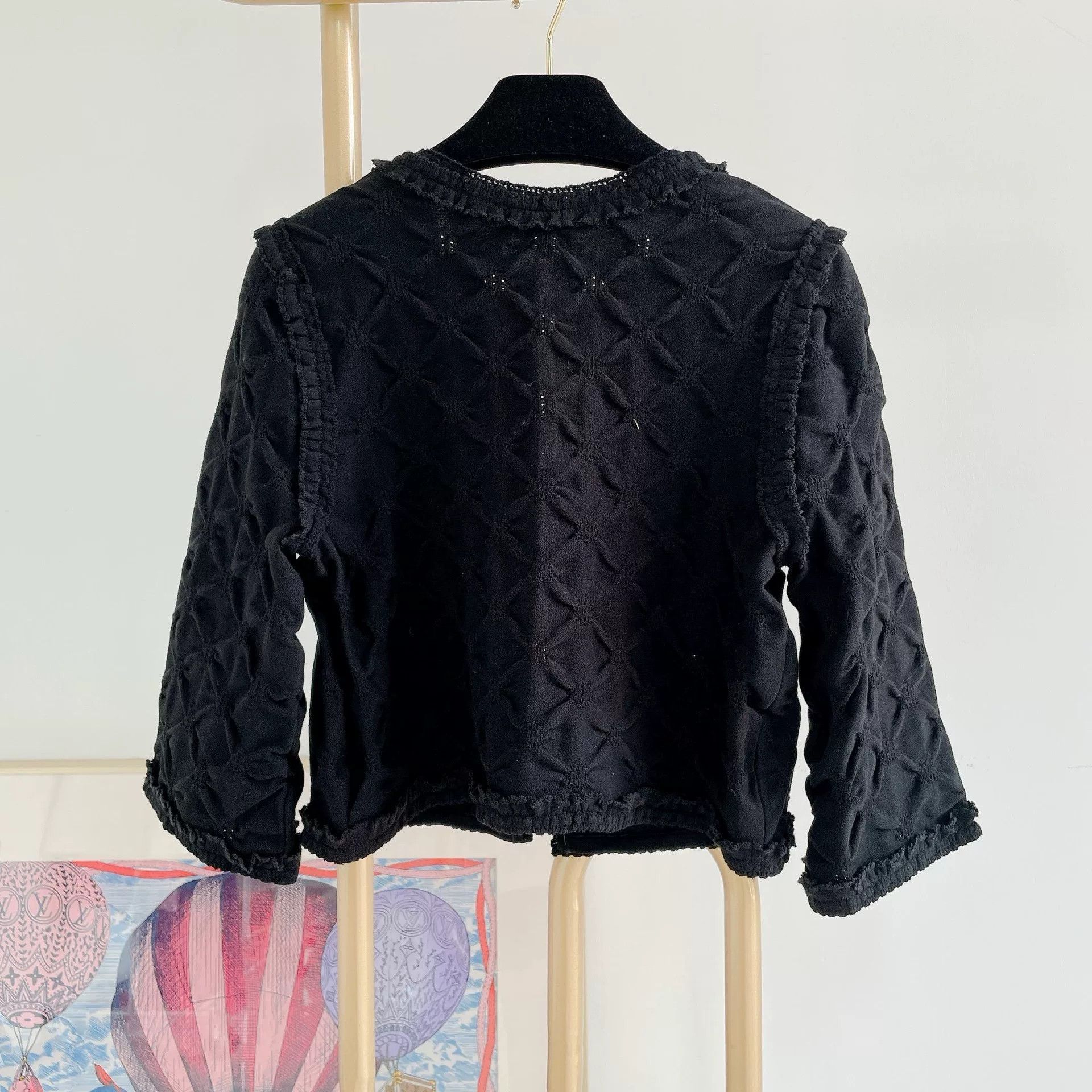 Chanel CHANEL Black Knit Cardigan Size 34 Size US S / EU 44-46 / 1 - 2 Thumbnail