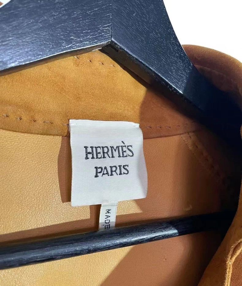 Hermes Hermes Leather Suede Coat Size US S / EU 44-46 / 1 - 6 Thumbnail