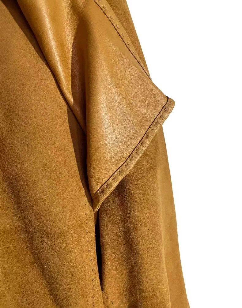 Hermes Hermes Leather Suede Coat Size US S / EU 44-46 / 1 - 8 Thumbnail
