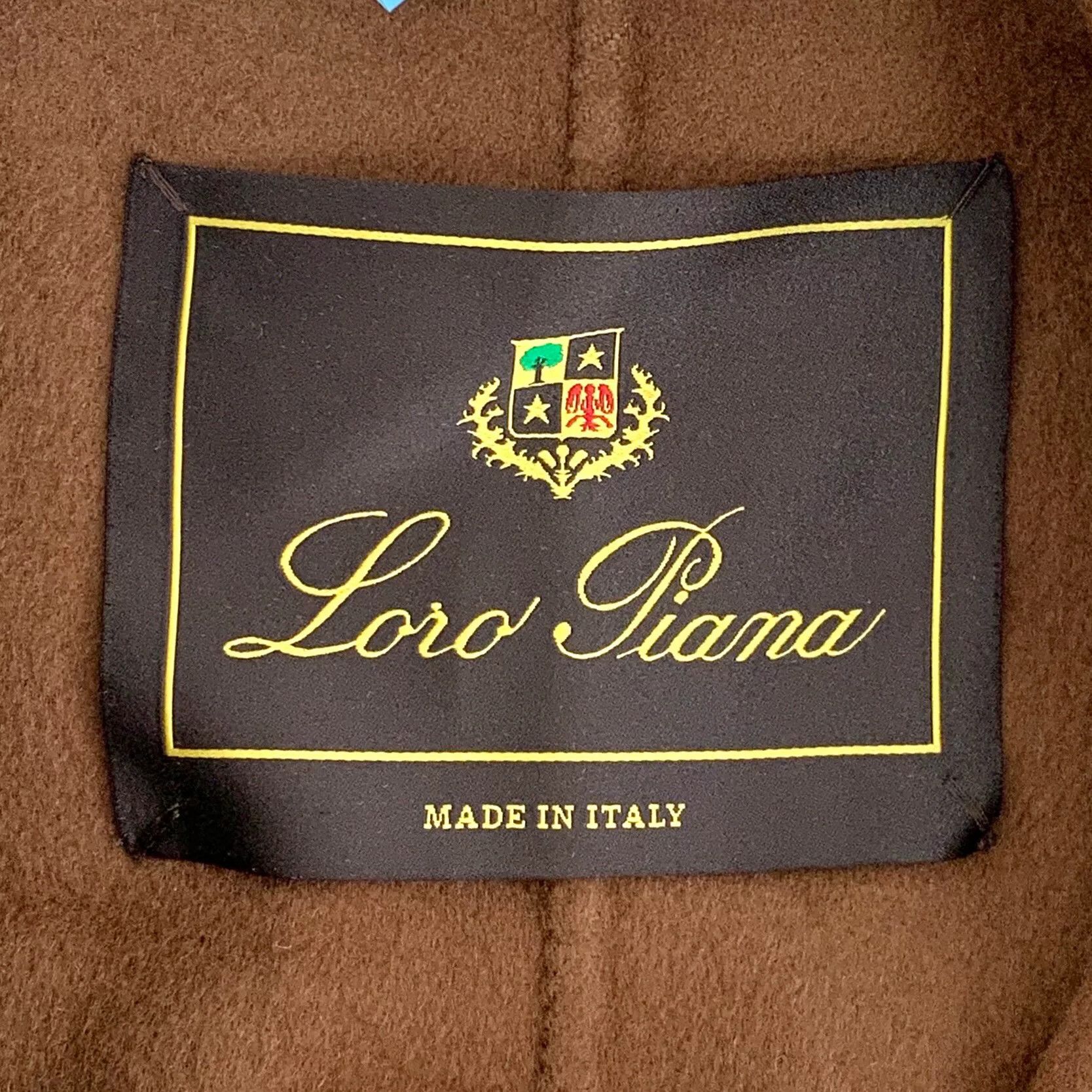 Loro Piana Loro Piana Deep Brown Cashmere Double-Breasted Coat Size US L / EU 52-54 / 3 - 6 Thumbnail