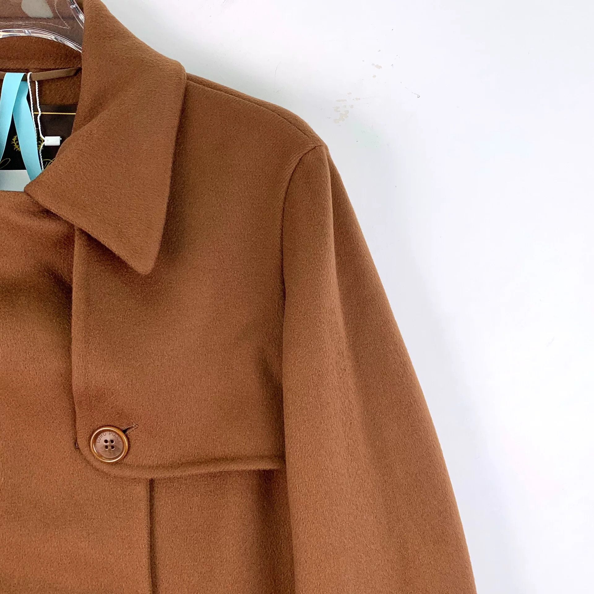 Loro Piana Loro Piana Deep Brown Cashmere Double-Breasted Coat Size US L / EU 52-54 / 3 - 3 Thumbnail