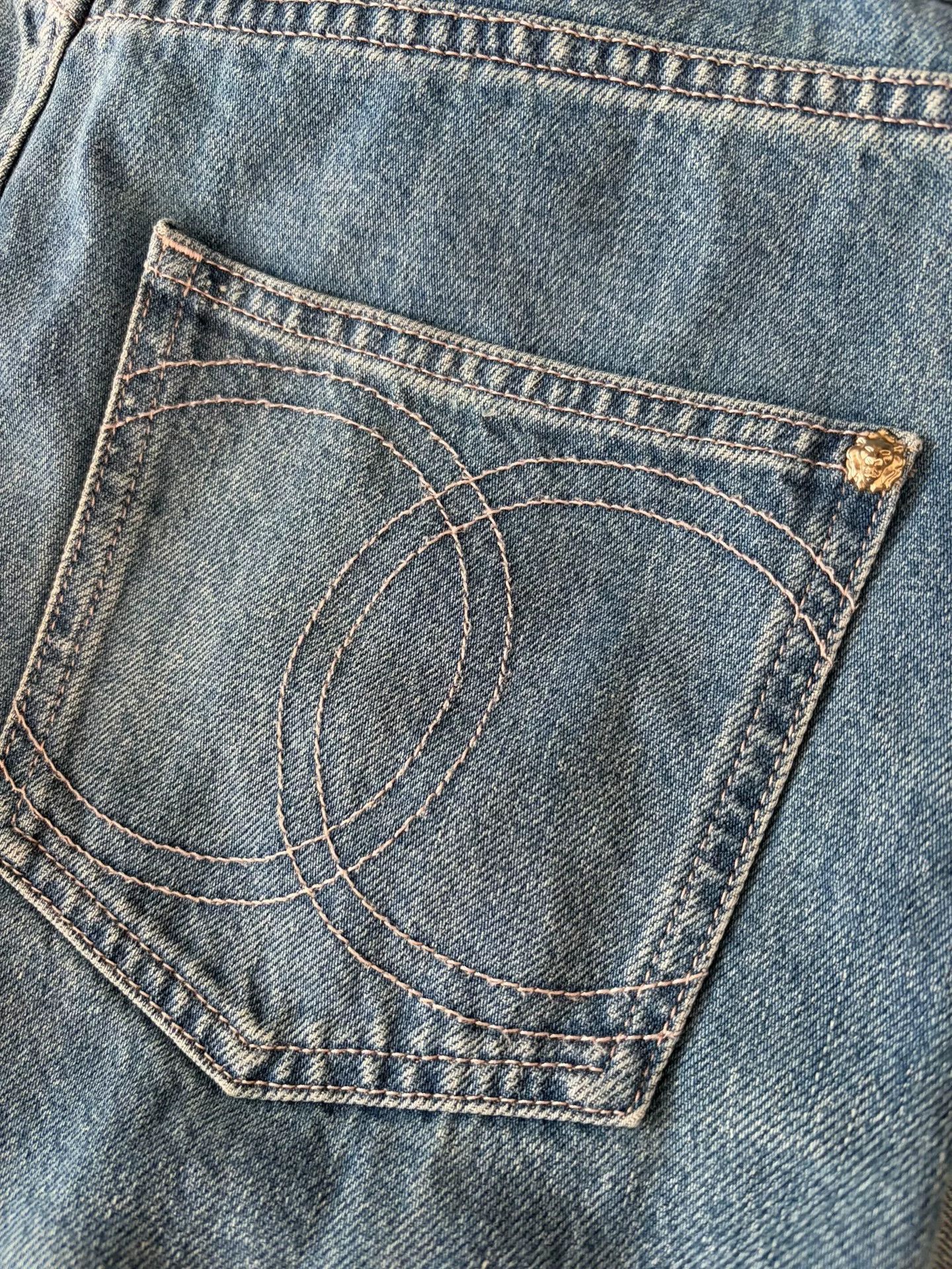 Chanel Chanel 25A Wide-Leg Denim Jeans Size US 38 / EU 54 - 4 Thumbnail