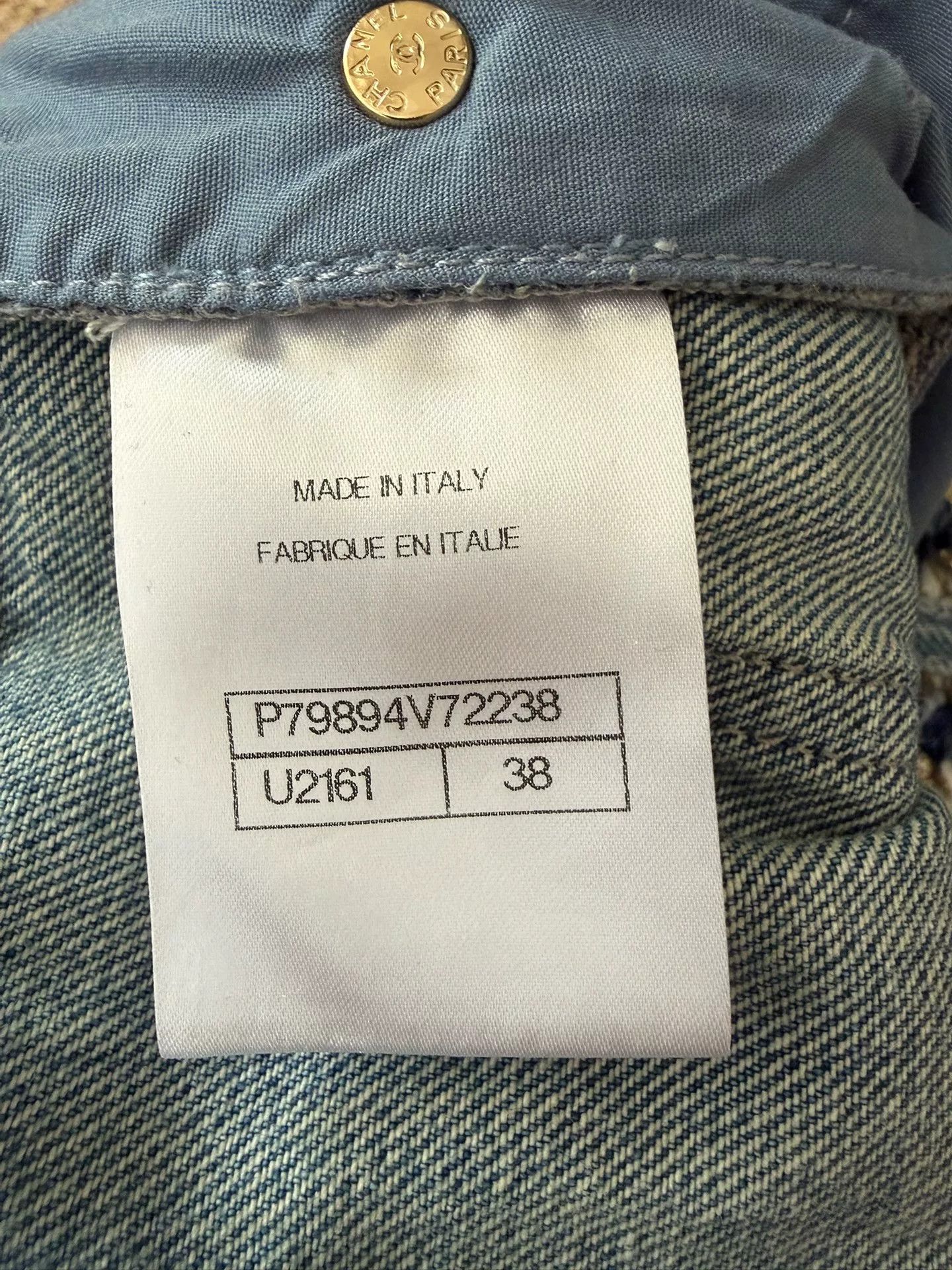 Chanel Chanel 25A Wide-Leg Denim Jeans Size US 38 / EU 54 - 6 Thumbnail