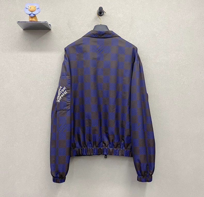 Louis Vuitton Louis Vuitton x Pharrell Blue Check Jacket Size US L / EU 52-54 / 3 - 3 Thumbnail