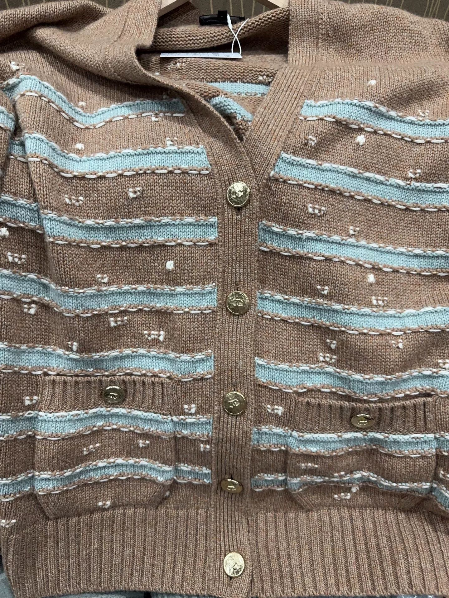 Chanel Chanel 24K Bud Sleeve Cardigan Size US S / EU 44-46 / 1 - 5 Thumbnail