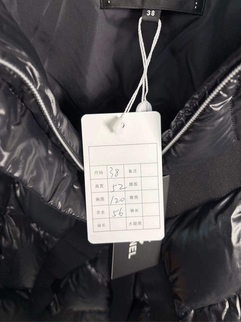Chanel Chanel Black Quilted Down Jacket Size M / US 6-8 / IT 42-44 - 4 Thumbnail