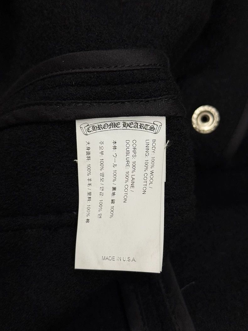 Chrome Hearts Chrome Hearts Black Wool Jacket Size US XS / EU 42 / 0 - 5 Thumbnail