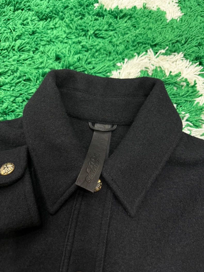 Chrome Hearts Chrome Hearts Black Wool Jacket Size US XS / EU 42 / 0 - 4 Thumbnail