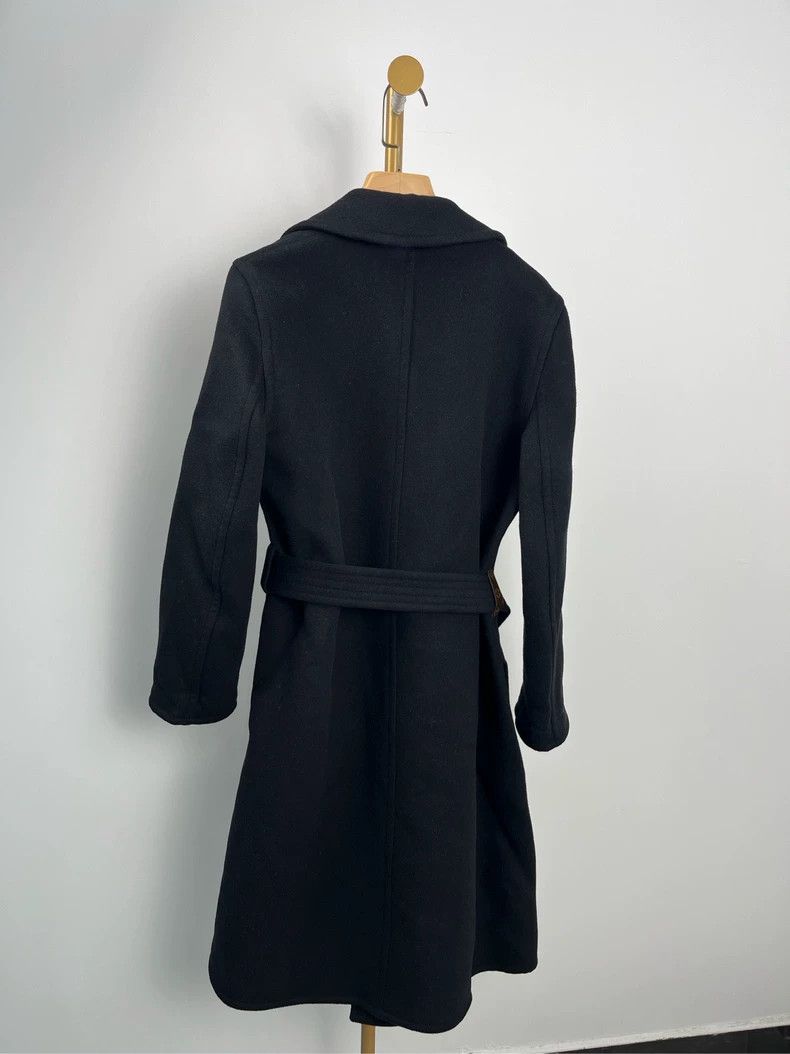 Louis Vuitton LV Gray Logo Wool Long Coat Size US S / EU 44-46 / 1 - 2 Thumbnail