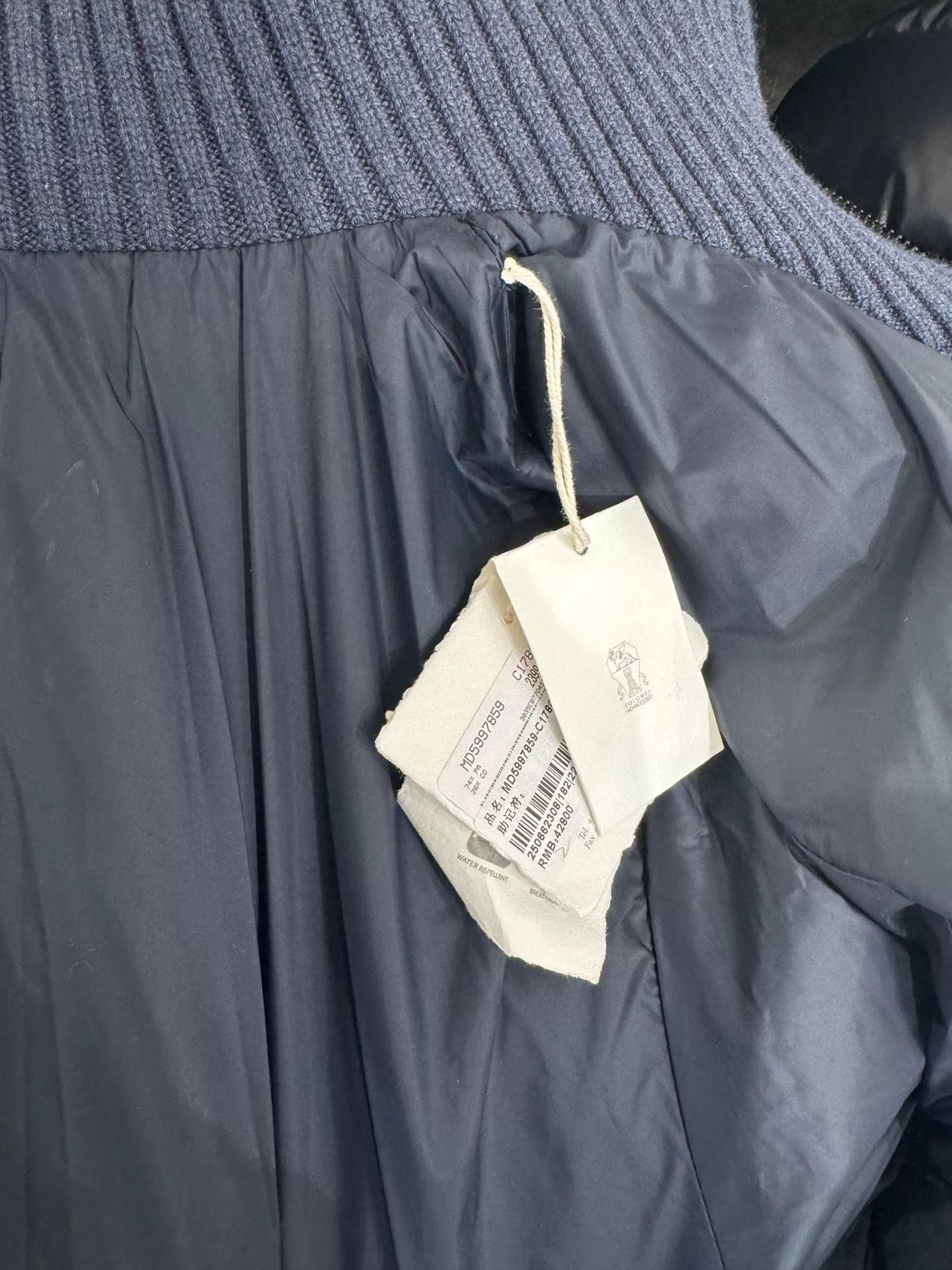 Brunello Cucinelli Brunello Cucinelli Fake Two-Piece Down Jacket Size US S / EU 44-46 / 1 - 5 Thumbnail