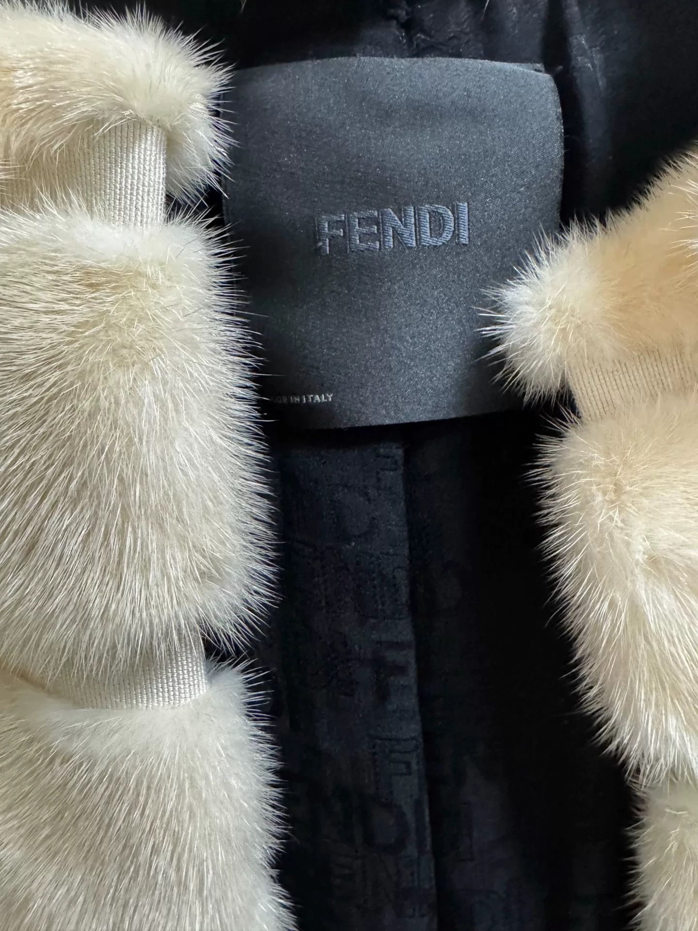 Fendi Fendi Cream Mink Fur Coat Size 40 Size US M / EU 48-50 / 2 - 2 Thumbnail