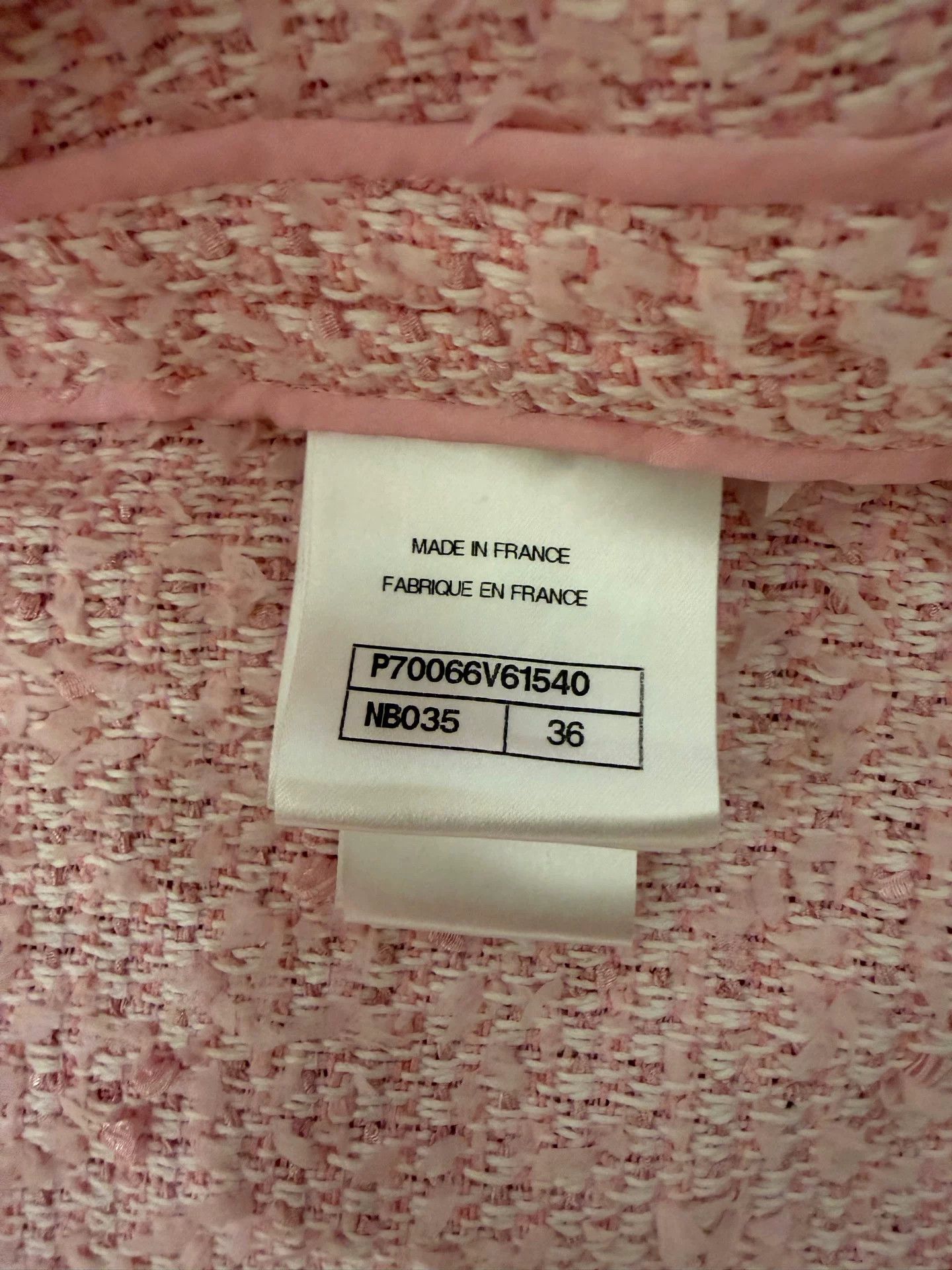 Chanel Chanel 21C Pink Tweed Long Coat Size US S / EU 44-46 / 1 - 4 Thumbnail