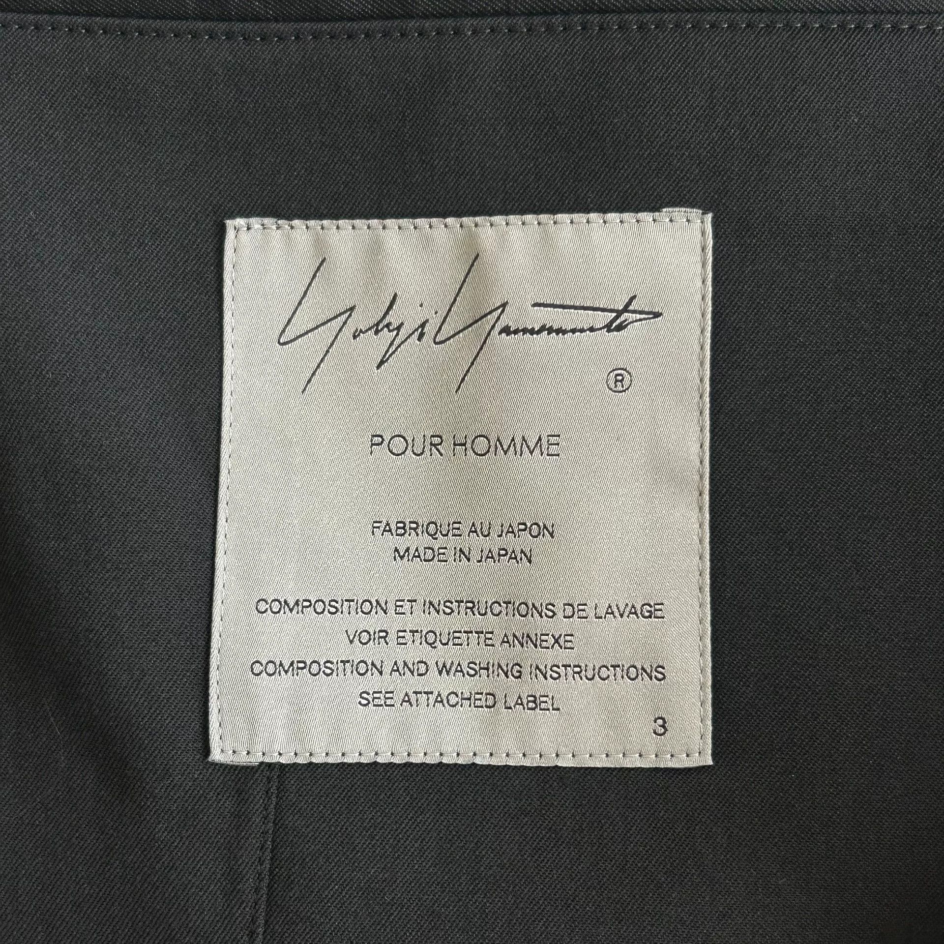 Yohji Yamamoto Yohji Yamamoto White Crow Embroidery Coat Size US M / EU 48-50 / 2 - 7 Thumbnail