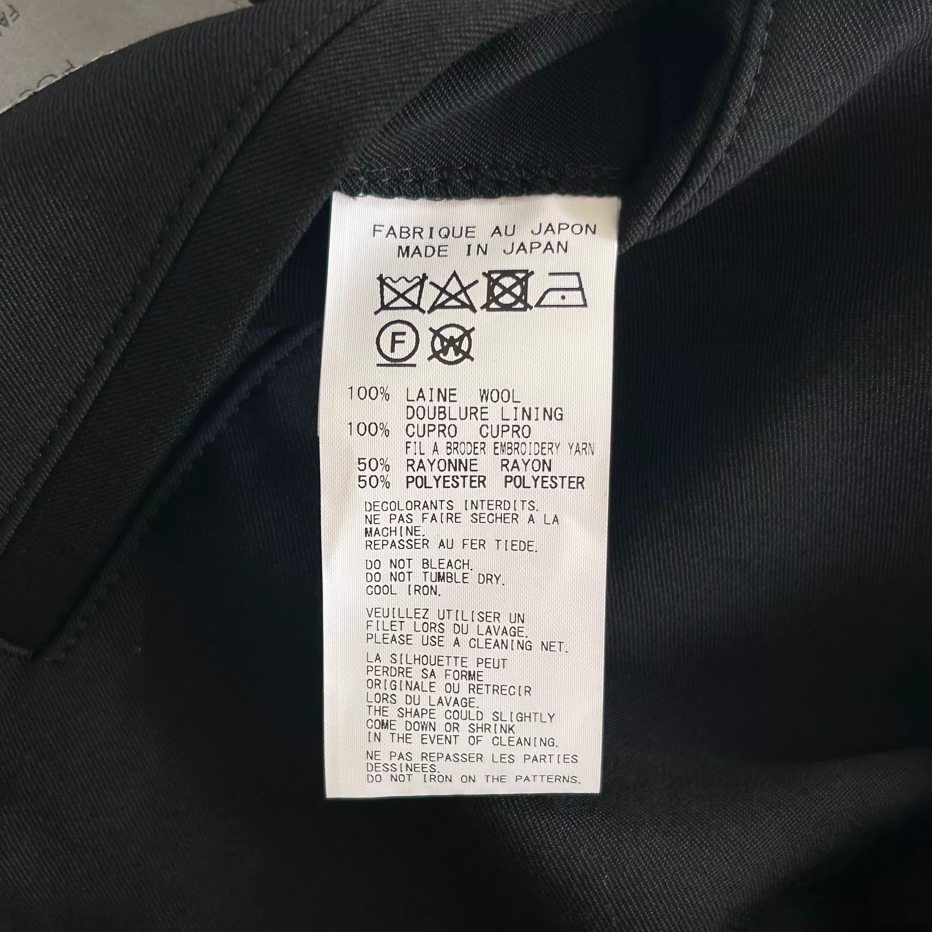 Yohji Yamamoto Yohji Yamamoto White Crow Embroidery Coat Size US M / EU 48-50 / 2 - 8 Thumbnail