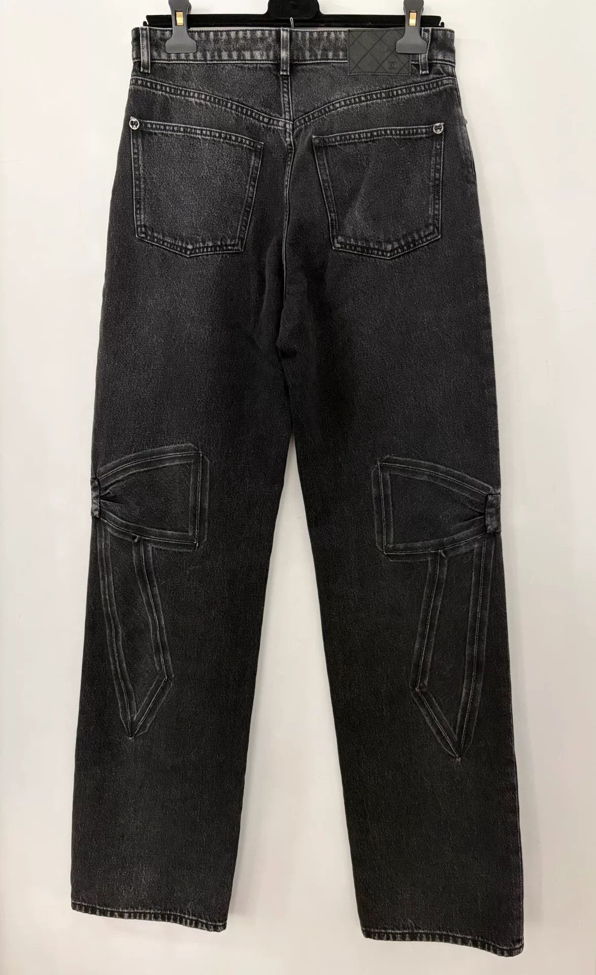 Chanel Chanel Black Bow Denim Jeans Size 38 Size US 38 / EU 54 - 2 Thumbnail