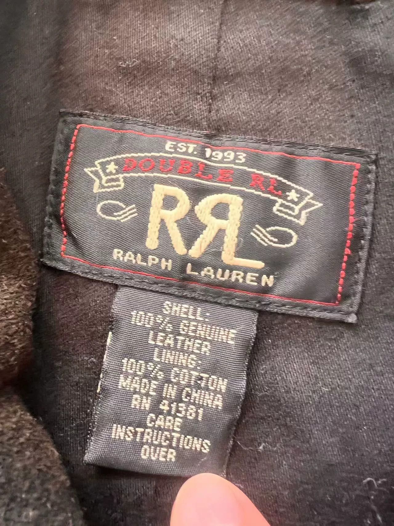 RRL Ralph Lauren RRL Double RL Suede Leather Coat Size US S / EU 44-46 / 1 - 5 Thumbnail