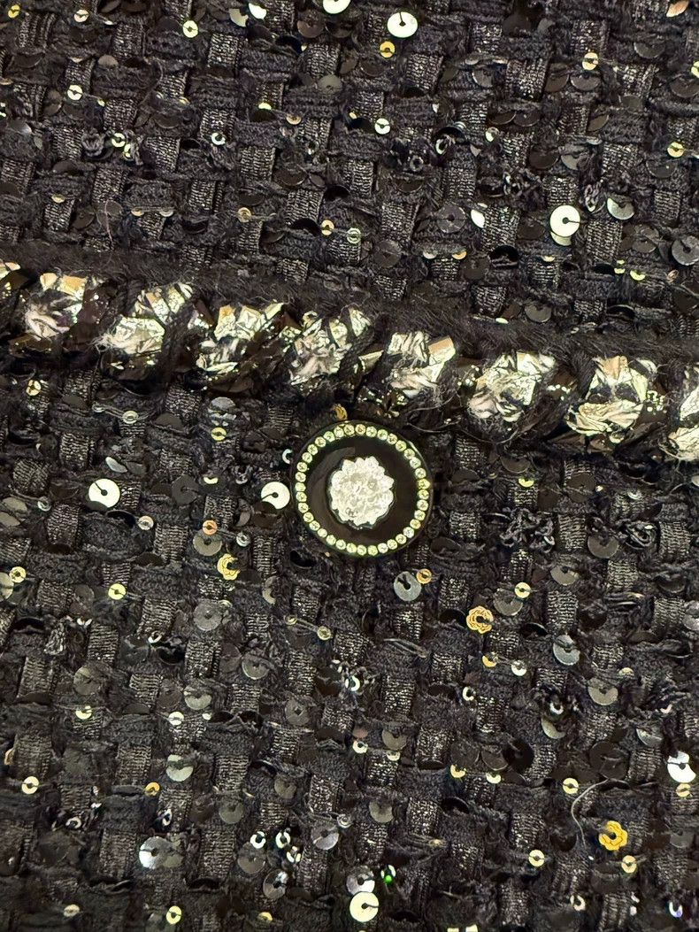 Chanel Chanel 22P Black Knit Jacket 34 Size US XS / EU 42 / 0 - 3 Thumbnail