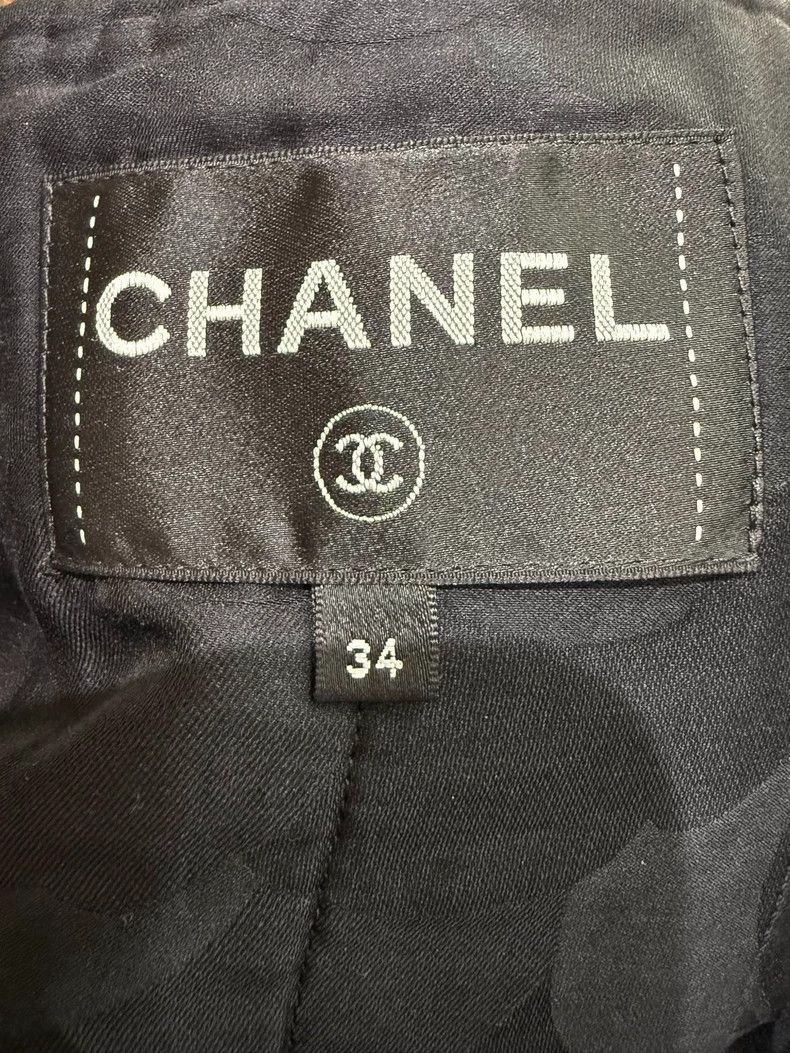 Chanel Chanel 22P Black Knit Jacket 34 Size US XS / EU 42 / 0 - 5 Thumbnail