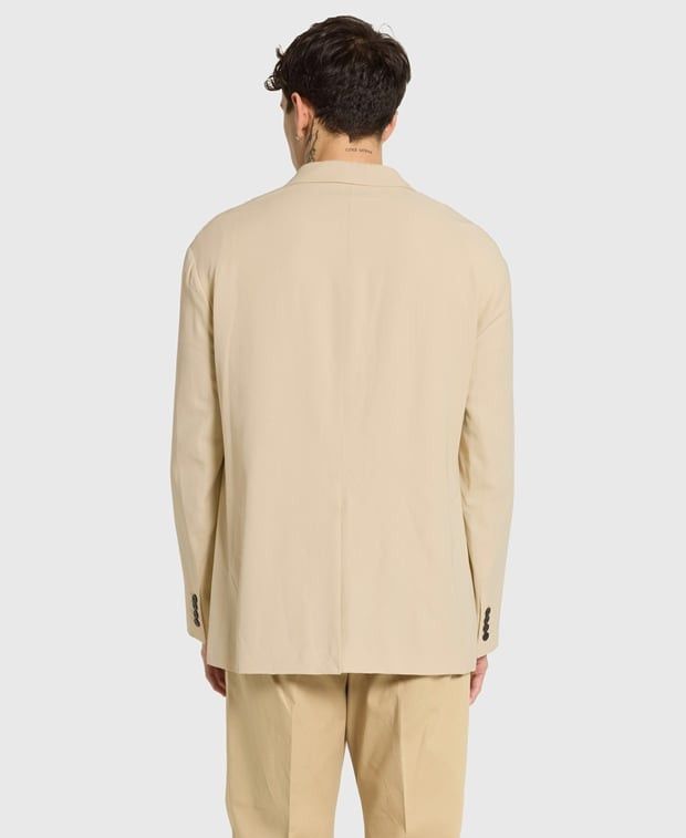 Wool-blend blazer
