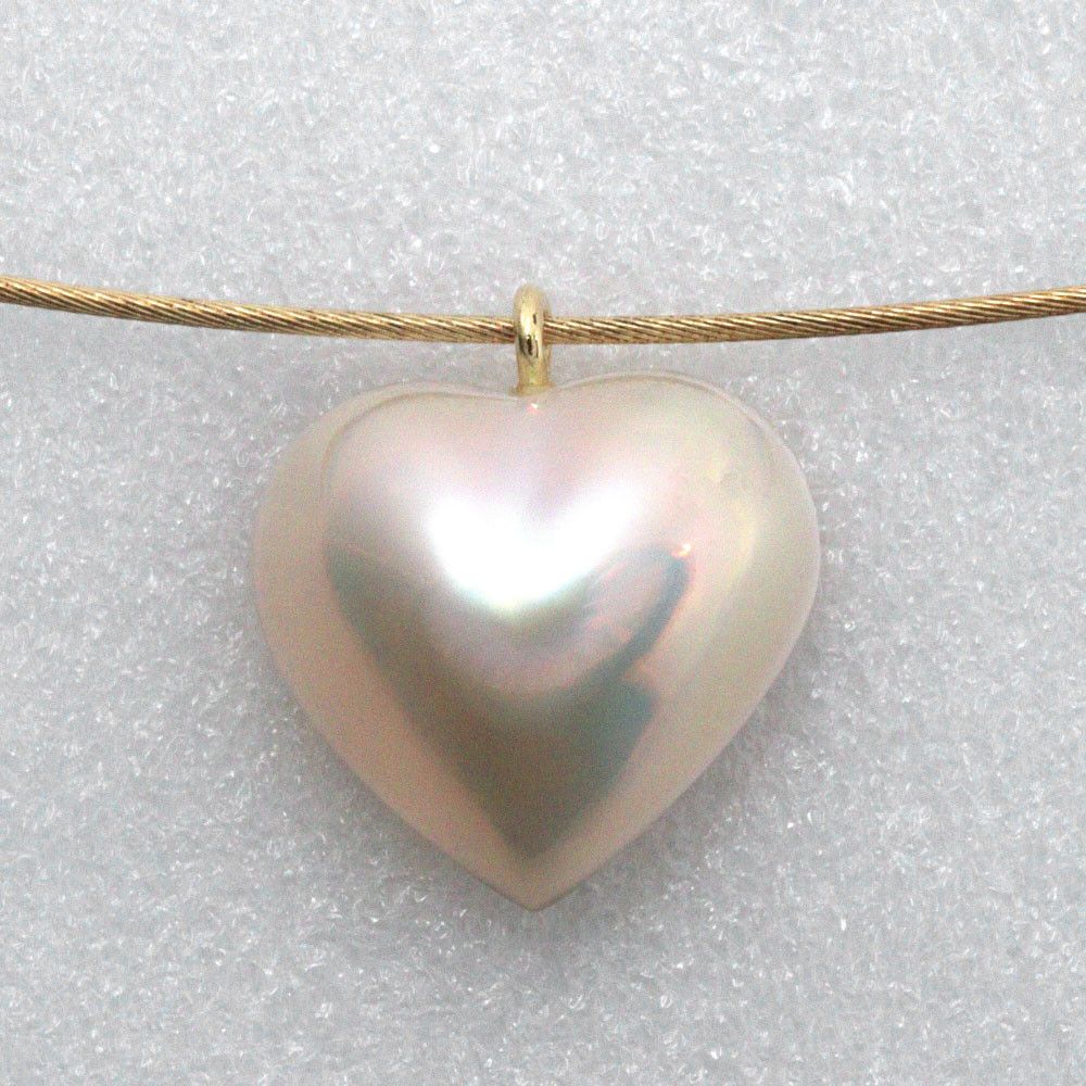 Other Tasaki Tasaki Omega Chain Heart Au750 Pearl Necklace Metal Necklace DUTY FREE for USA Size ONE SIZE - 9 Thumbnail