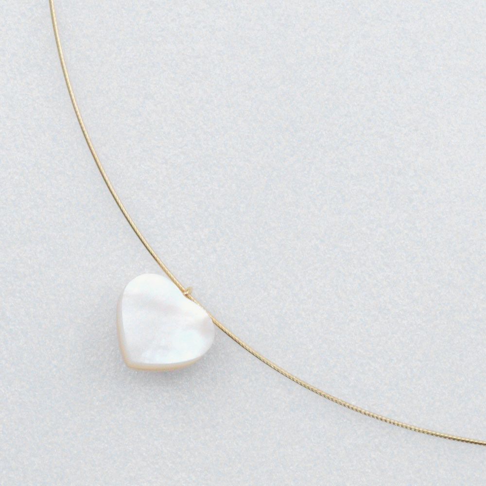 Other Tasaki Tasaki Omega Chain Heart Au750 Pearl Necklace Metal Necklace DUTY FREE for USA Size ONE SIZE - 3 Thumbnail