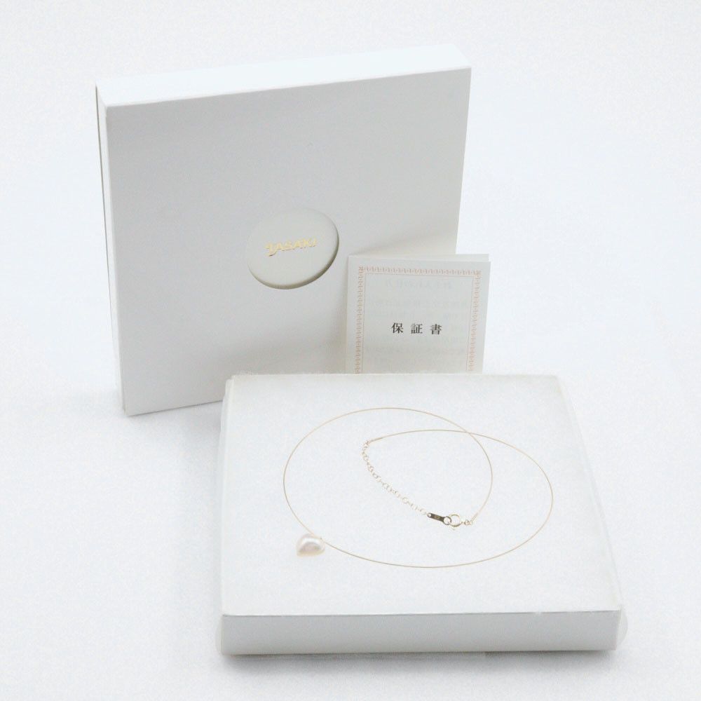 Other Tasaki Tasaki Omega Chain Heart Au750 Pearl Necklace Metal Necklace DUTY FREE for USA Size ONE SIZE - 10 Thumbnail